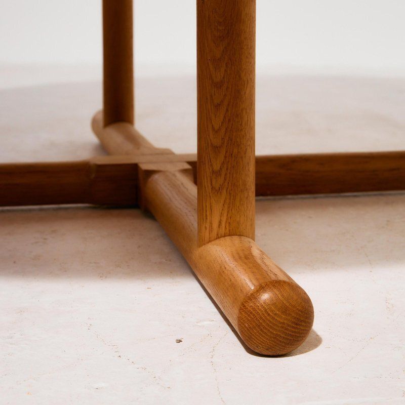 photo vintage Oak Dining Table By Kurt østervig For Jason Møbler