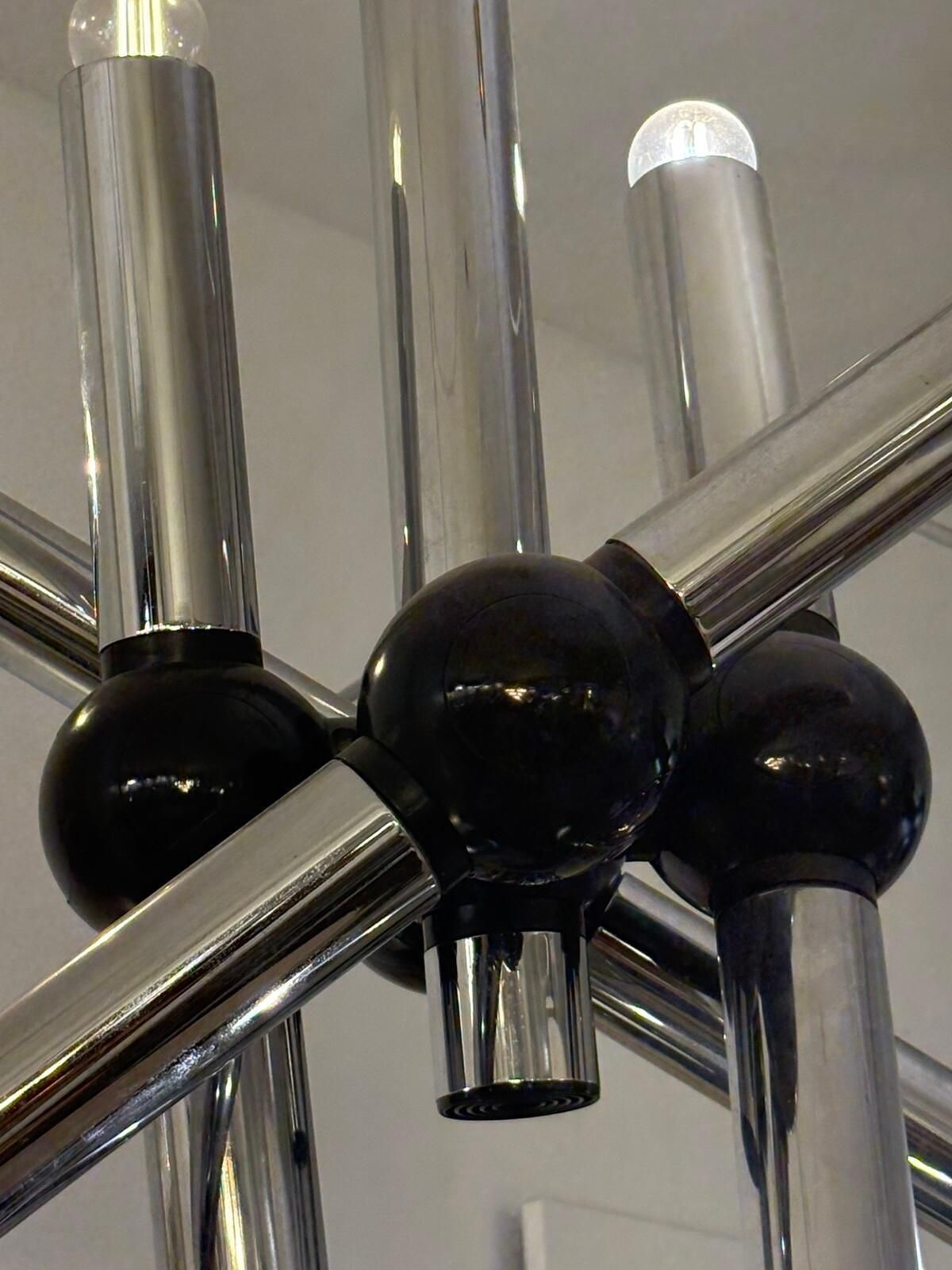 Space Age Ceiling Light In The Style Of Targetti Sankey, Italy, 1970s photo 1167.0