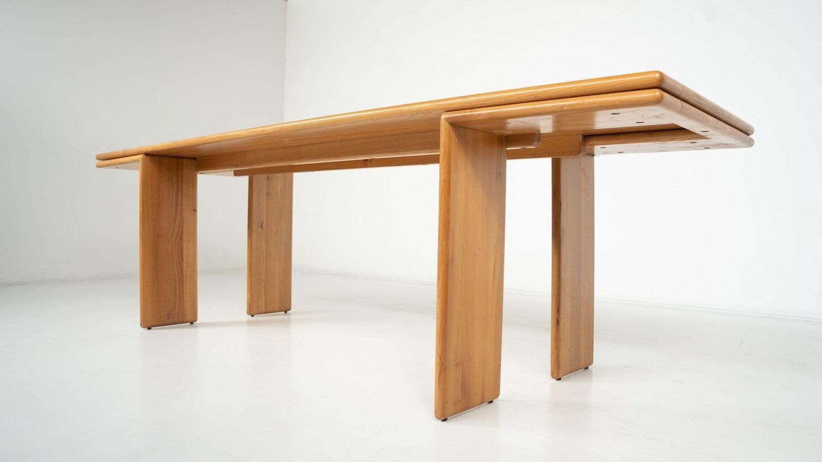 Mid Century Modern Wooden Dining Table, In The Style Of Mario Marenco, 1980s photo buy