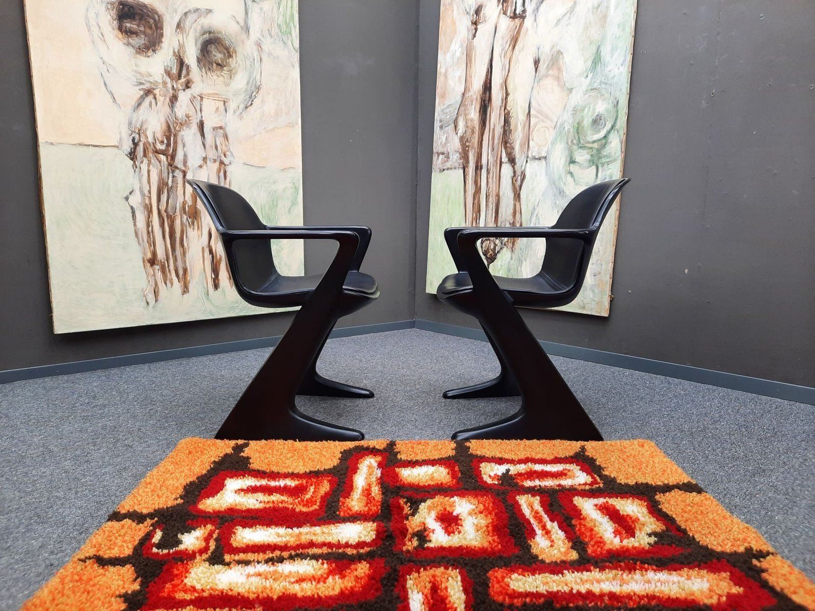 Z Chairs By Ernst Moeckl & Siegfried Mehl For Horn Collection, 1960s, Set Of 2 photo vinterior