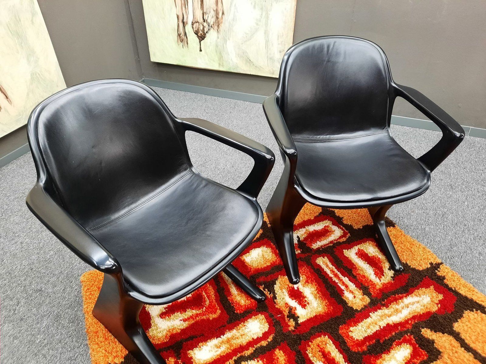 Z Chairs By Ernst Moeckl & Siegfried Mehl For Horn Collection, 1960s, Set Of 2 photo vintage