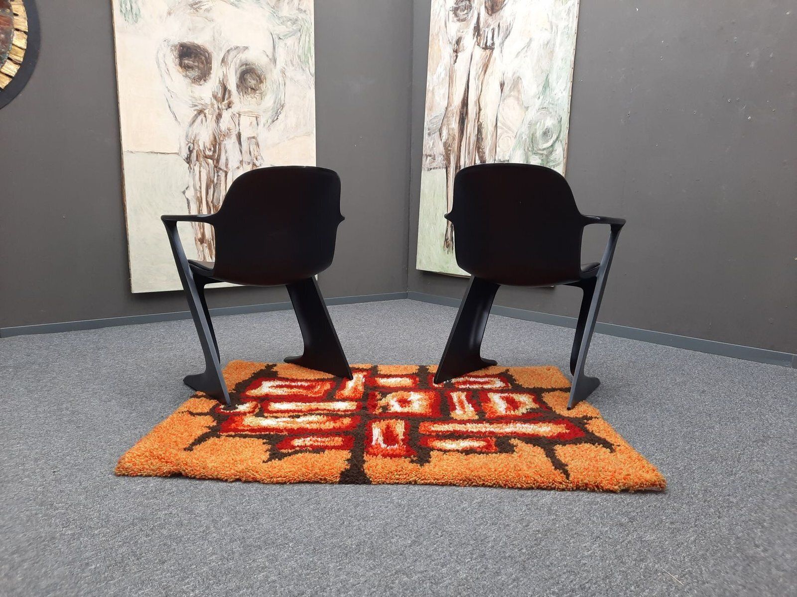 photo for sale Z Chairs By Ernst Moeckl & Siegfried Mehl For Horn Collection, 1960s, Set Of 2