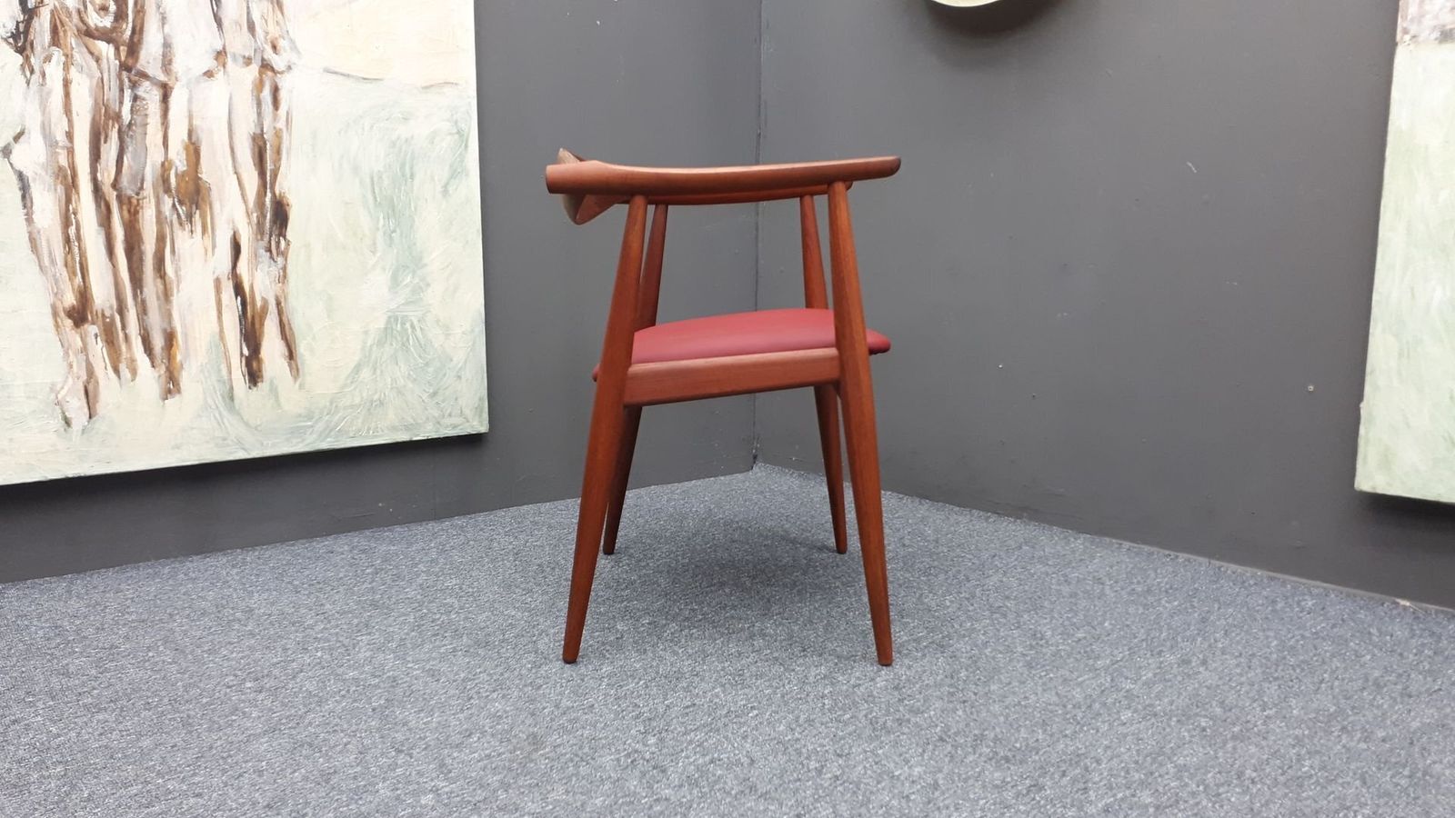 2776.0 Danish Ch 35 Teak Chair By Hans J Wegner For Carl Hansen & Son, 1950s, 1960s photo