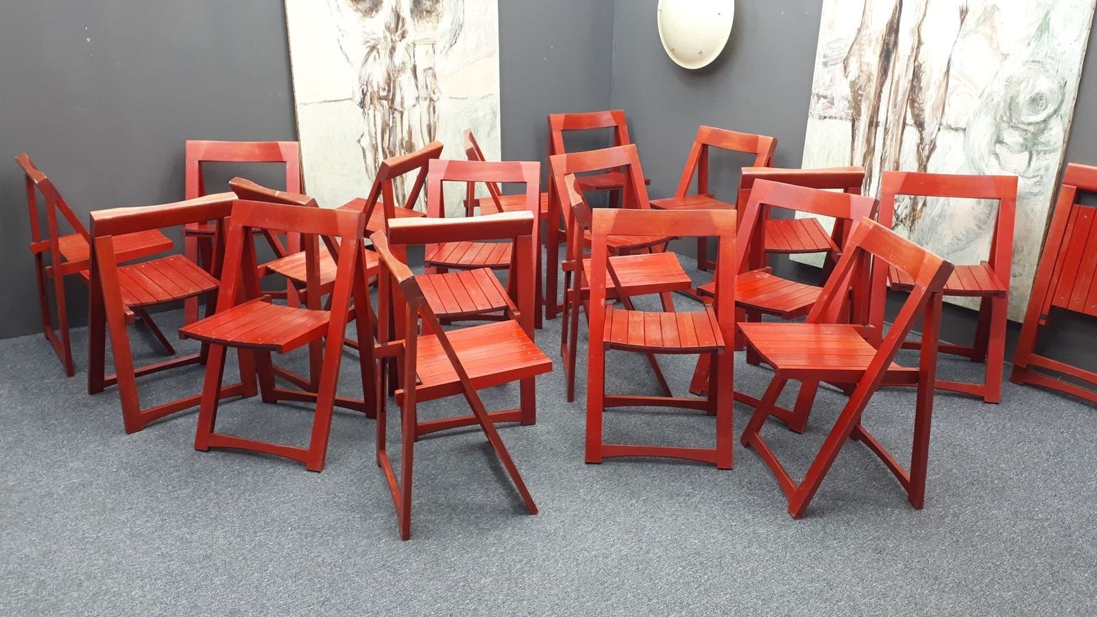 Vintage Folding Chair By Aldo Jacober For Alberto Bazzani, 1960s photo vinterior