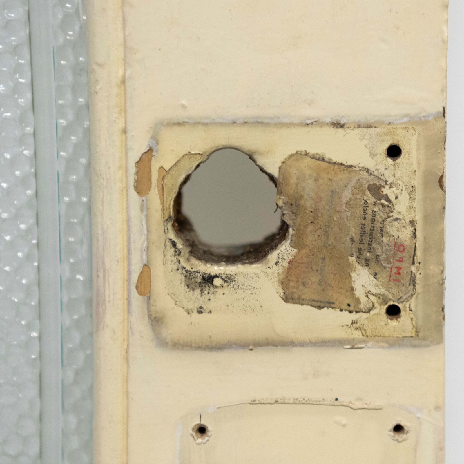 Antique Victorian Glazed Door photo vintage
