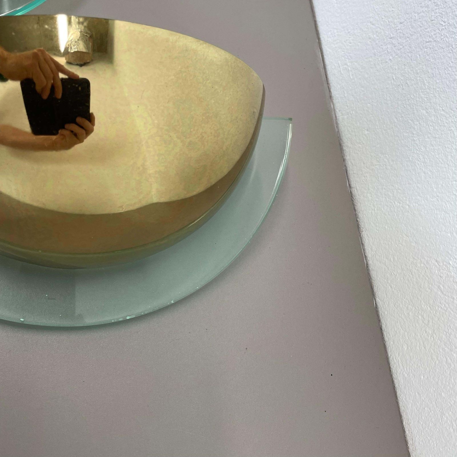 photo vinterior Set Of 3 Metal + Acryl Glass Post Modern Wall Light By Hustadt Leuchten, 1980s