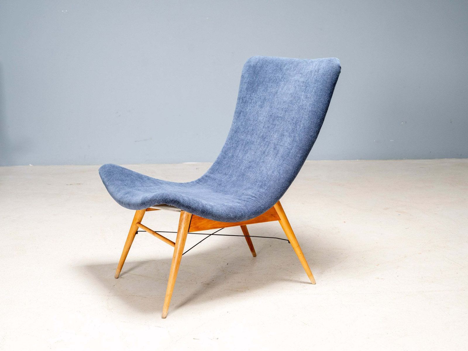 Shell Armchairs By Miroslav Navrátil, Czech Furniture, 1960s – Set Of 3 photo Furniture