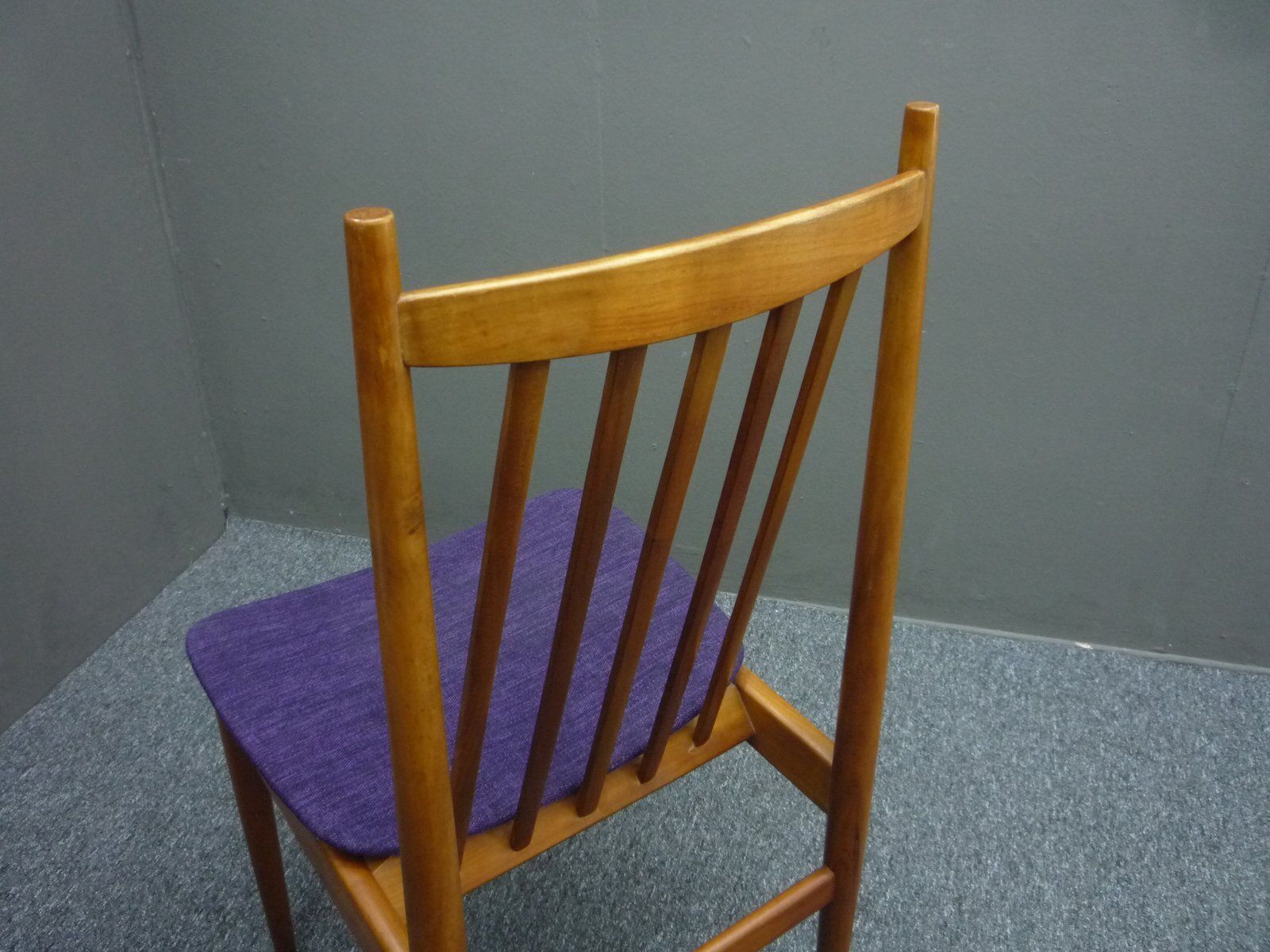 Dining Room Chairs In Cherry Wood From Casala, 1960s, Set Of 4 photo vinterior