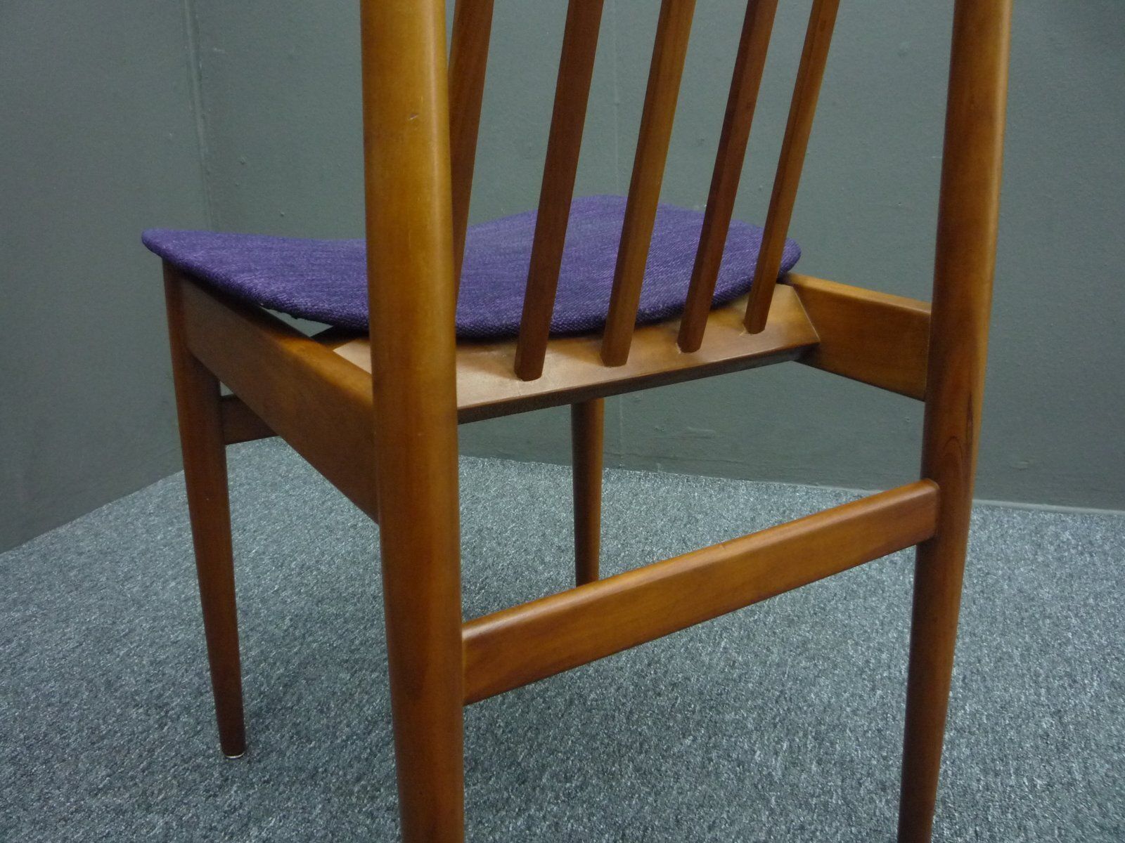 Dining Room Chairs In Cherry Wood From Casala, 1960s, Set Of 4 photo vintage