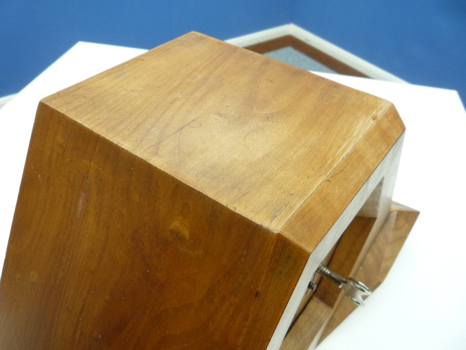 photo furniture Anthroposophical Limewood Clock By Siegfried Pütz, Germany, 1920s