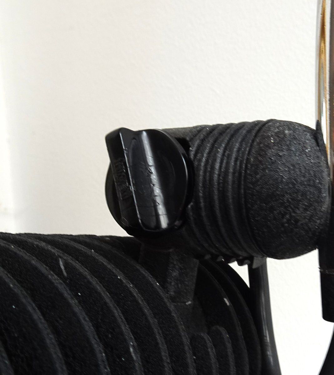 photo buy Vintage Arc Lamp In Chrome Plated And Travertine Marble By Targetti Sankey, 1980s