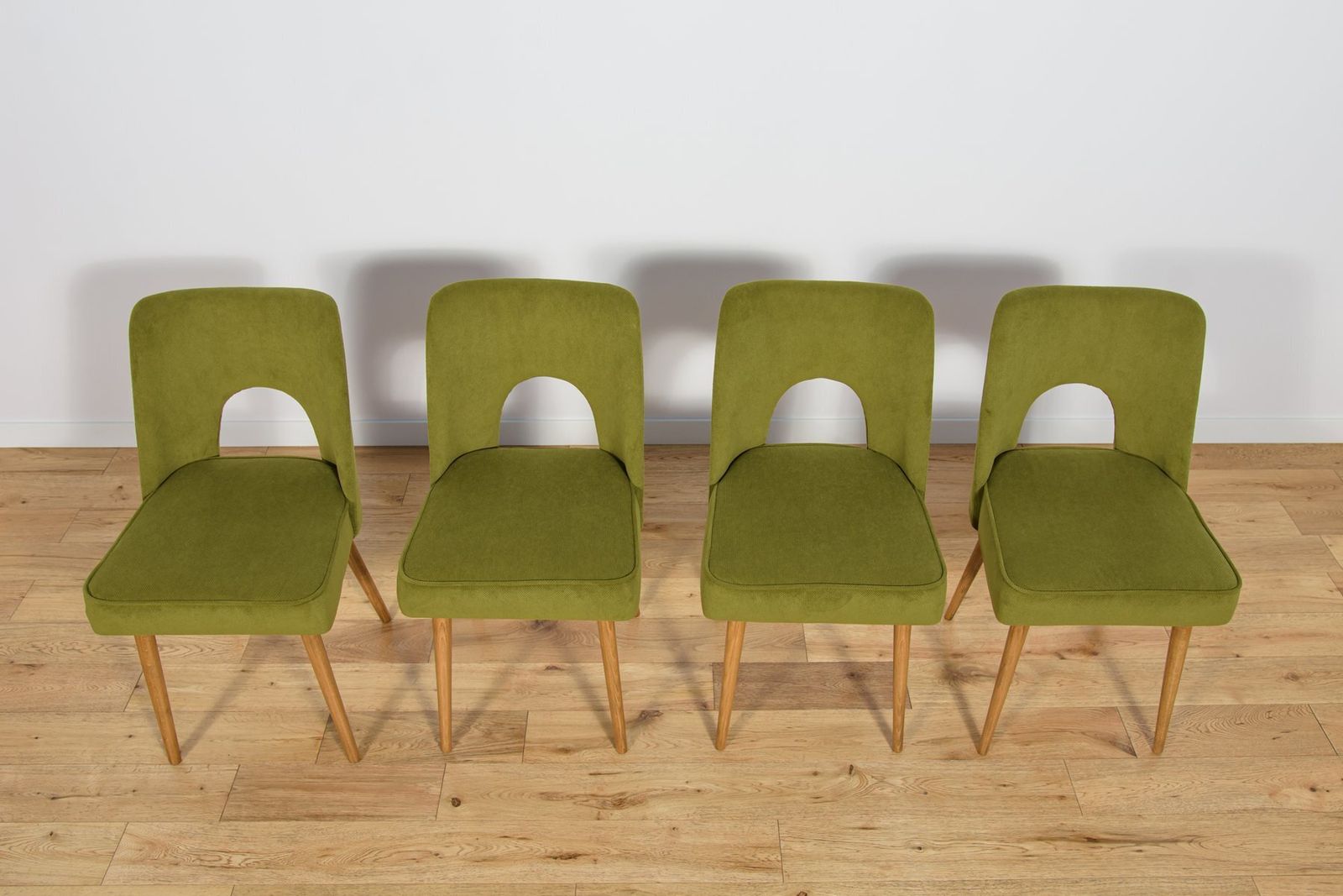 Shell Chairs From Bydgoszcz Furniture Factory, 1960s, Set Of 4 photo Furniture