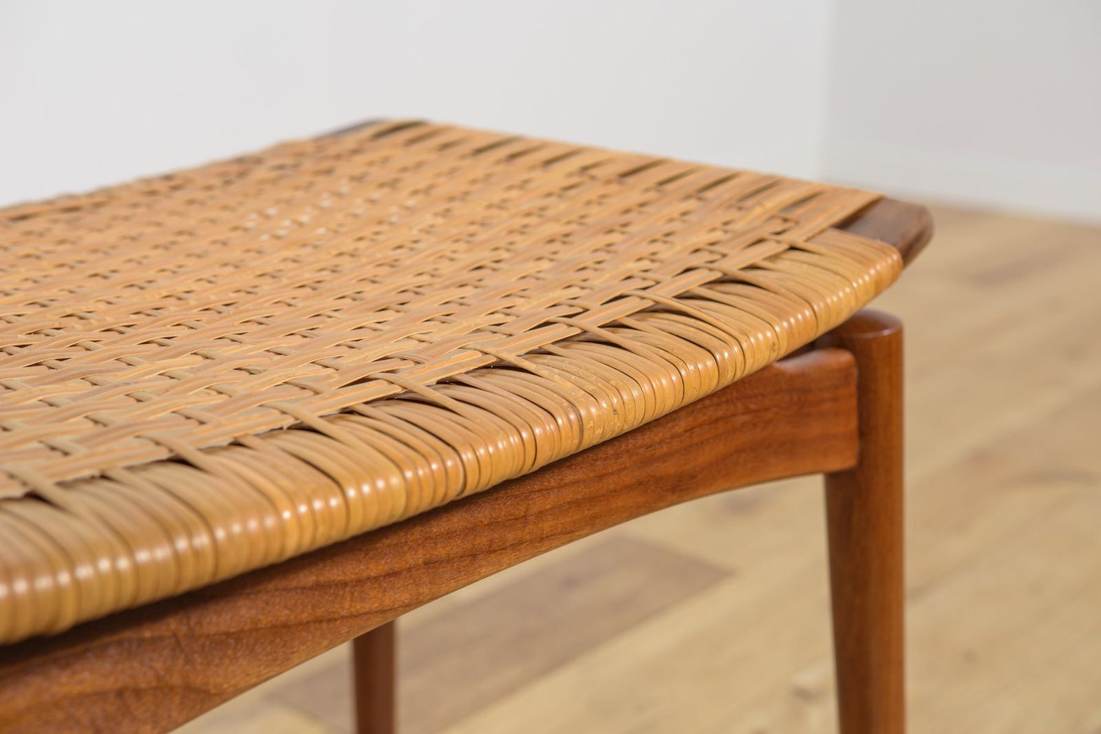 1168.0 Mid Century Modern Teak Stool By Sigfrid Omann For ølholm Furniture Factory, 1950s photo