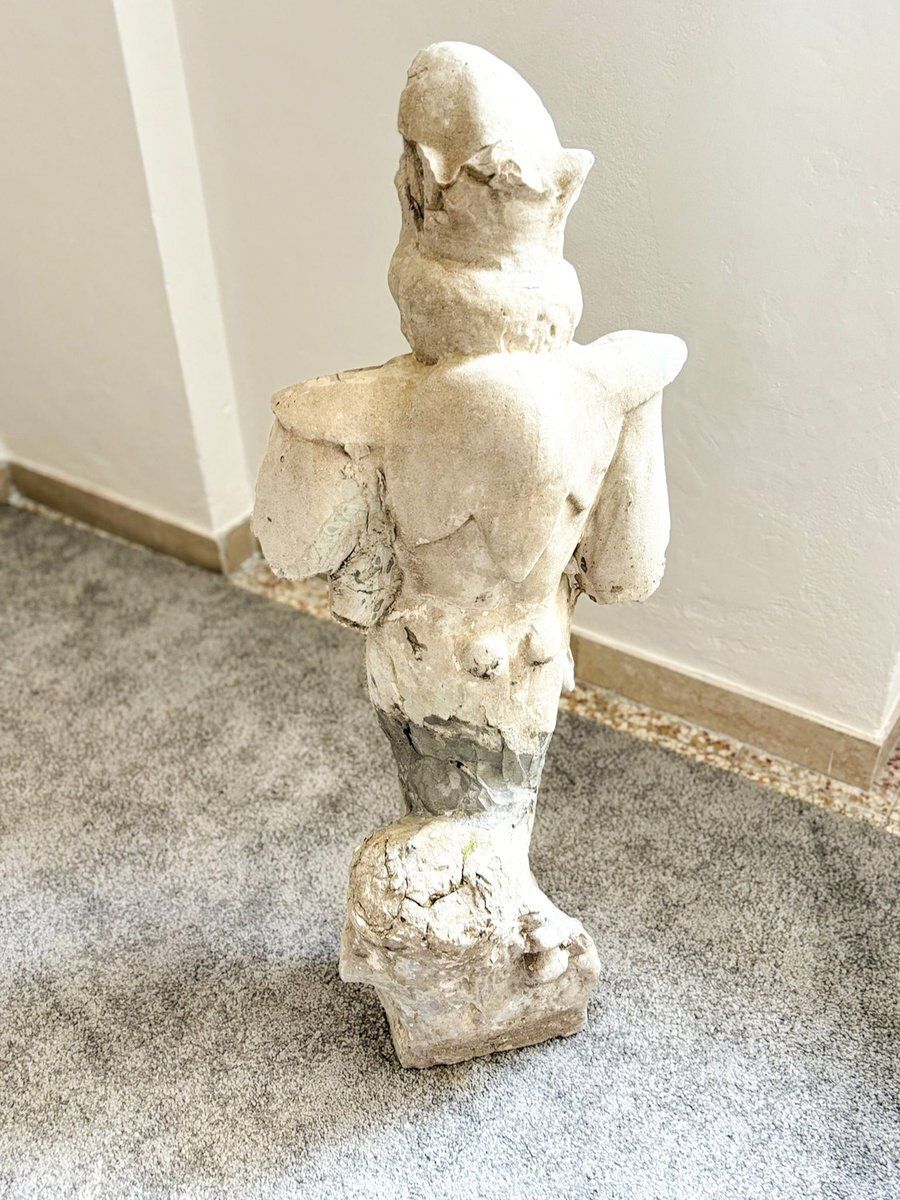 Art Carved Sculpture Of Lucky Minstrel, 1700, Stone photo
