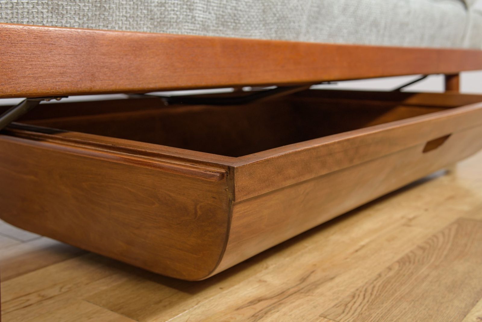 photo vintage Mid Century Teak Daybed From Horsens Møbelfabrik, Denmark, 1950s