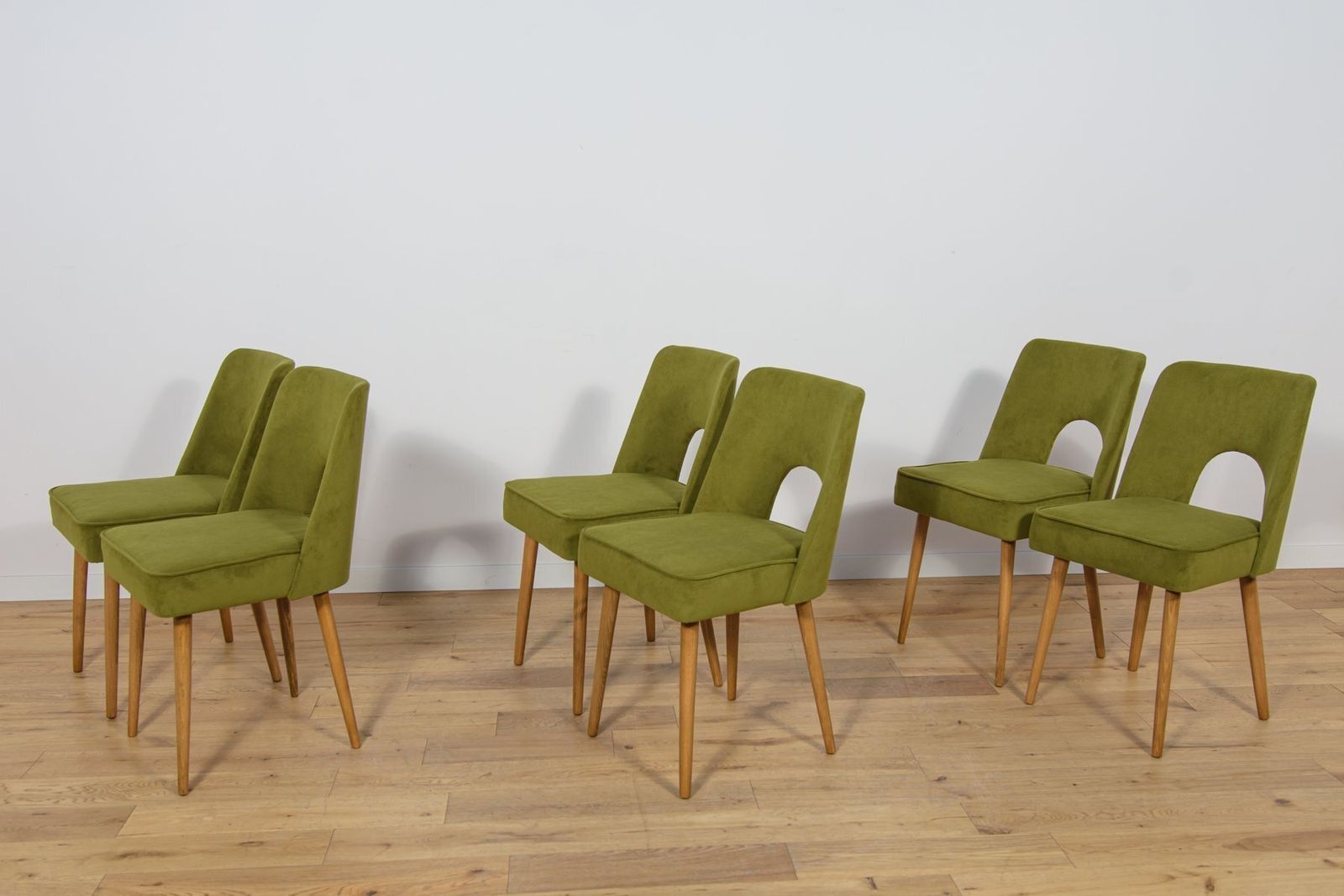 Shell Chairs From Bydgoszcz Furniture Factory, 1960s, Set Of 6 photo 1168.0