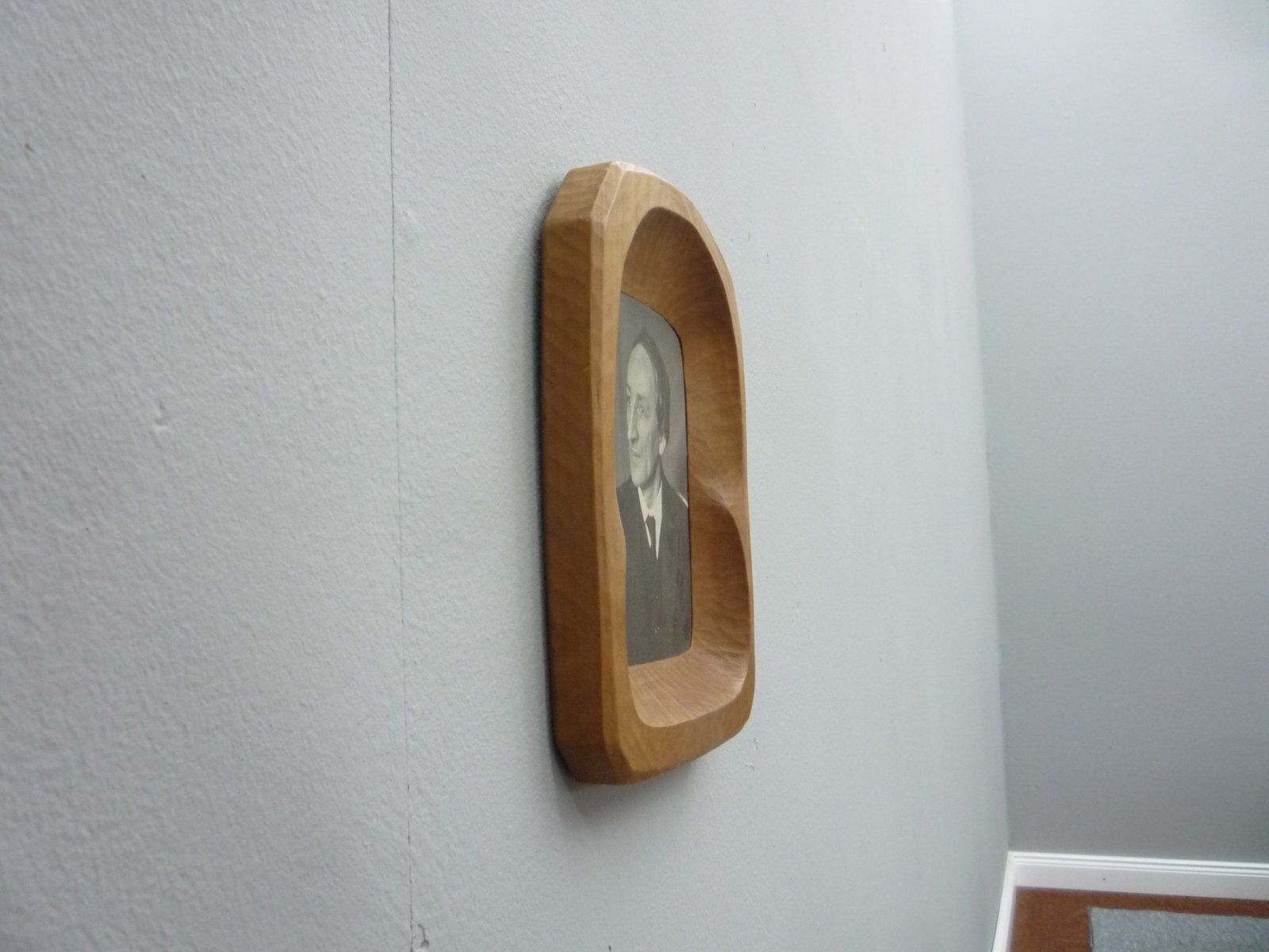 Anthroposophical Limewood Picture Frame By Fritz Schuy, 1920s photo for sale