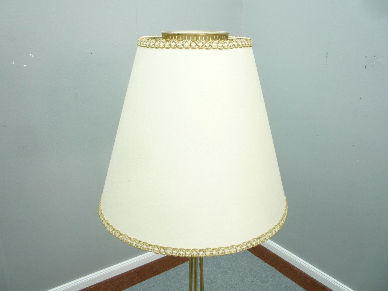 Regency Brass Floor Lamp From Deutsche Werkstätten, 1950s photo for sale