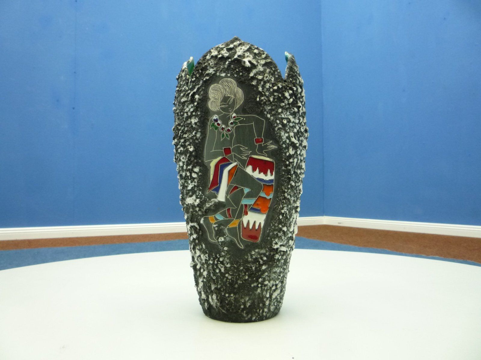 Mid Century Italien Sculpture Vase, 1950s
