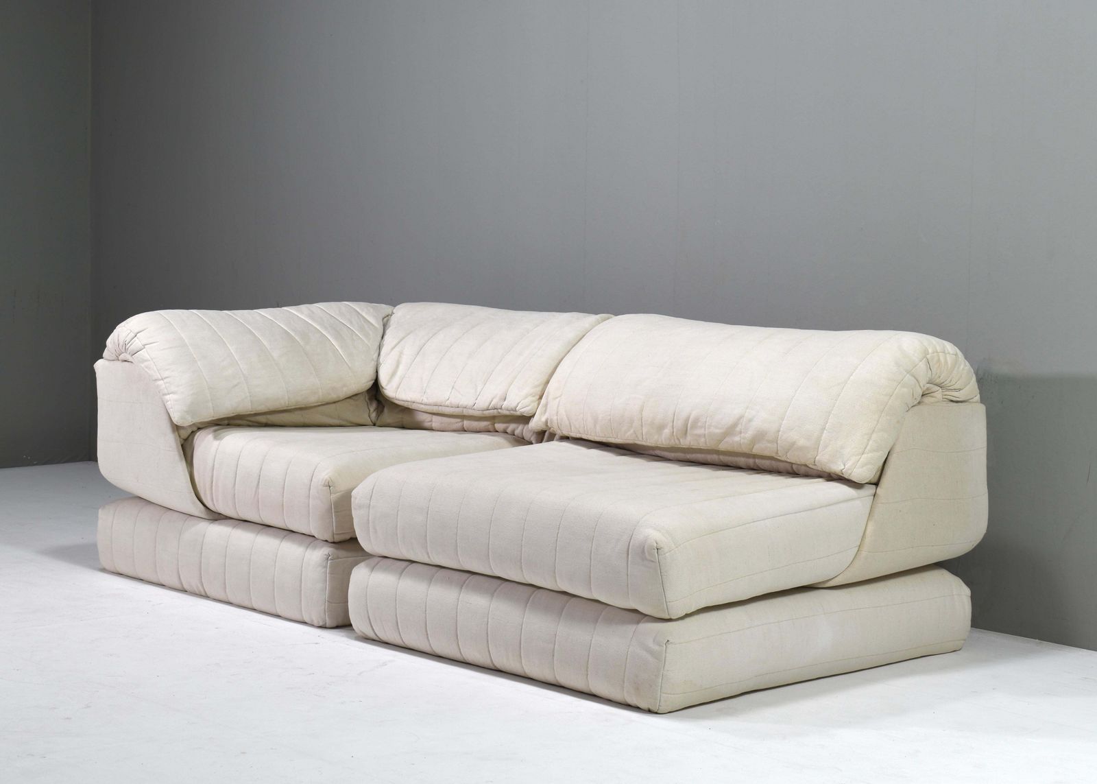 Rare Hans Hopfer 'Super Lounge' Sofa For Roche Bobois   France 1970s photo furniture