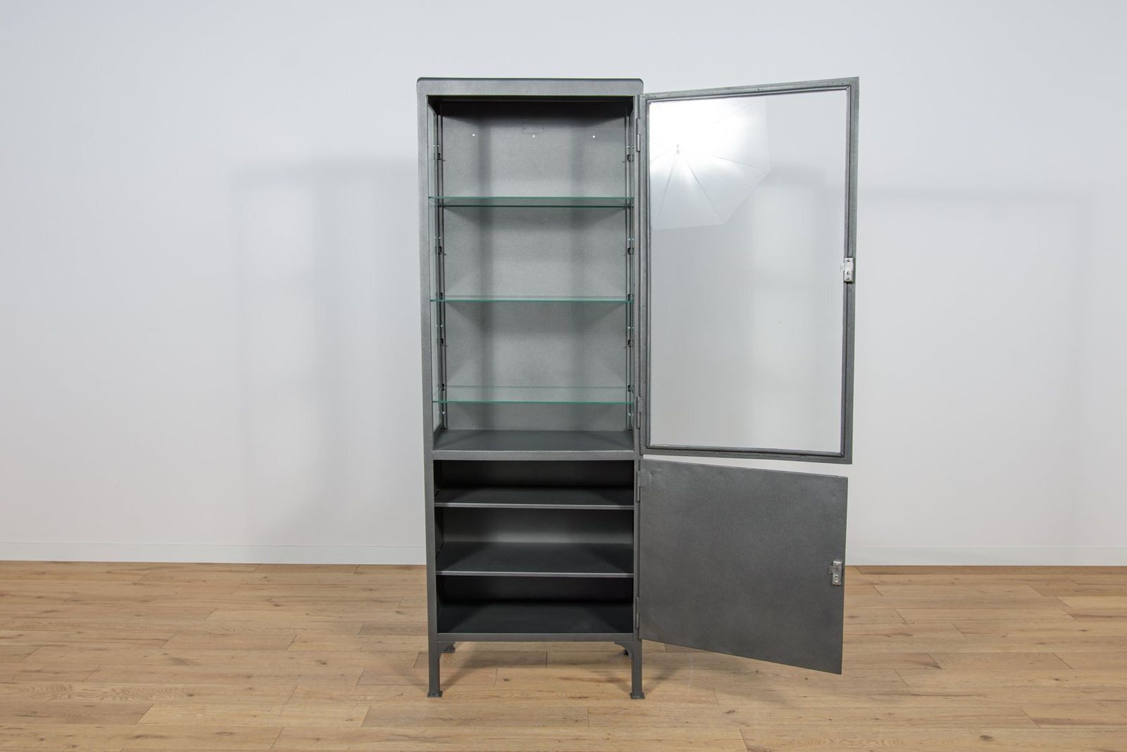 Furniture Mid Century Medical Cabinet, Poland, 1950s photo