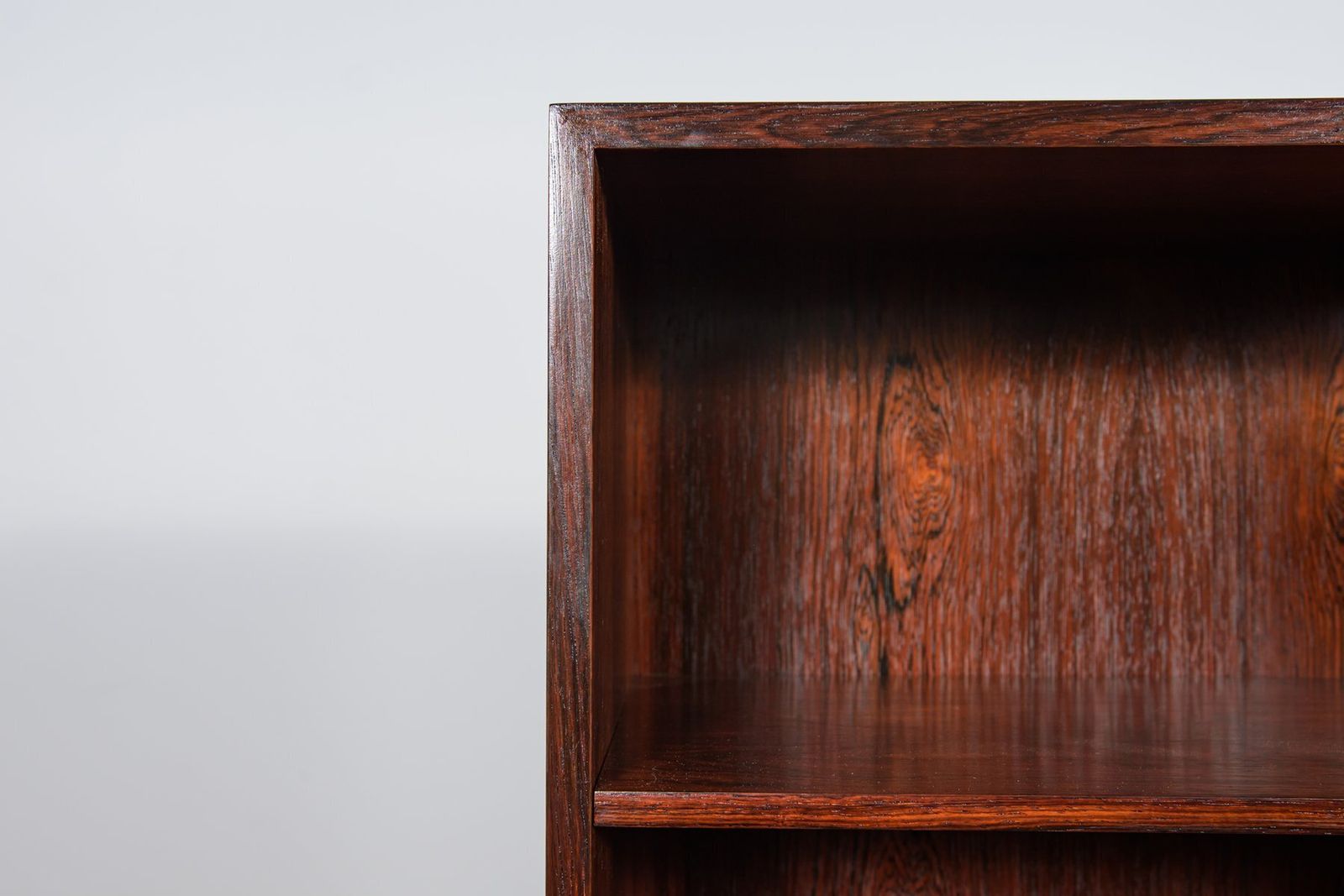 Tall Mid Century Rosewood Shelf, Denmark, 1960s photo vinterior