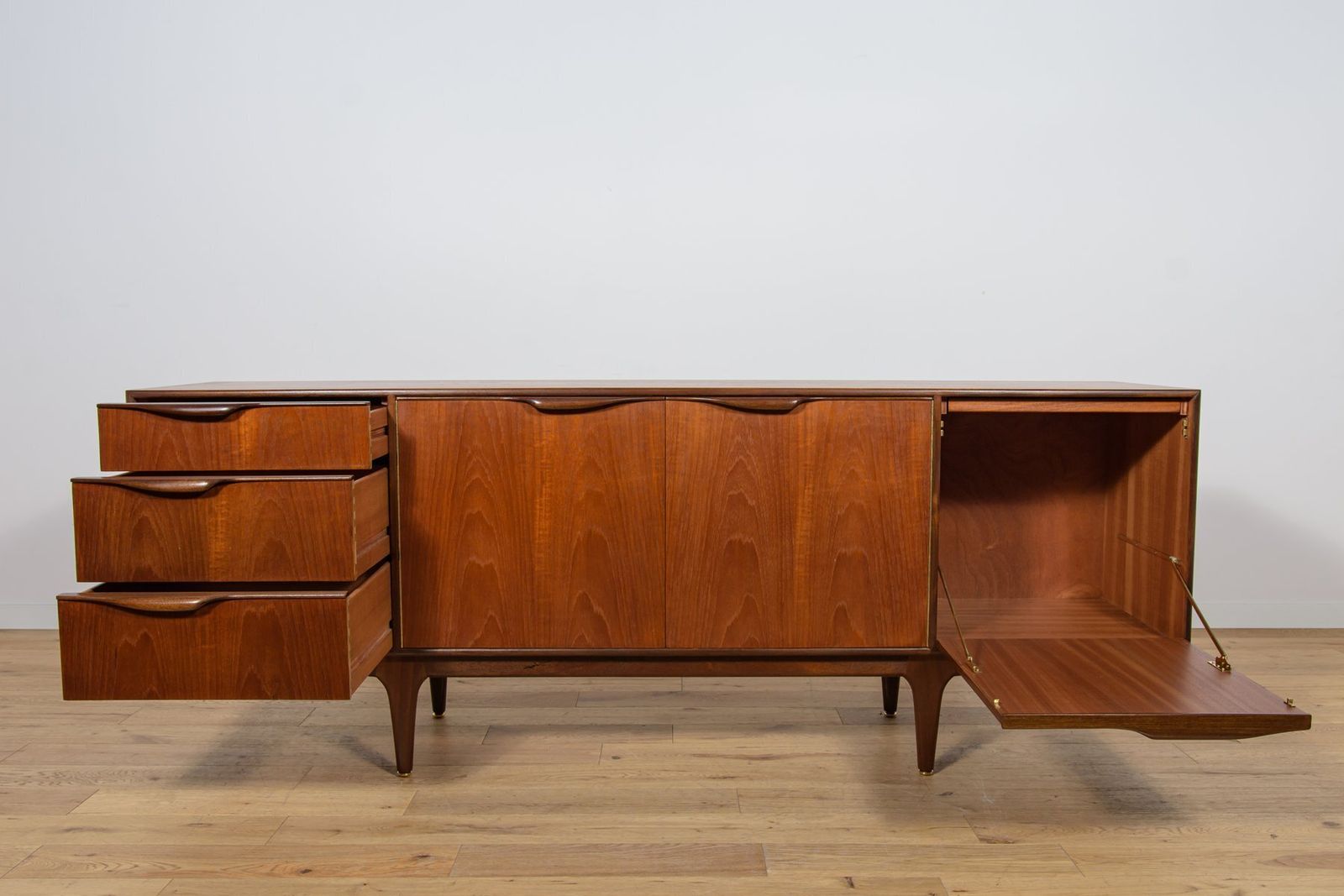 Furniture Mid Century Teak Sideboard By Tom Robertson For McIntosh, United Knigdom, 1960s photo