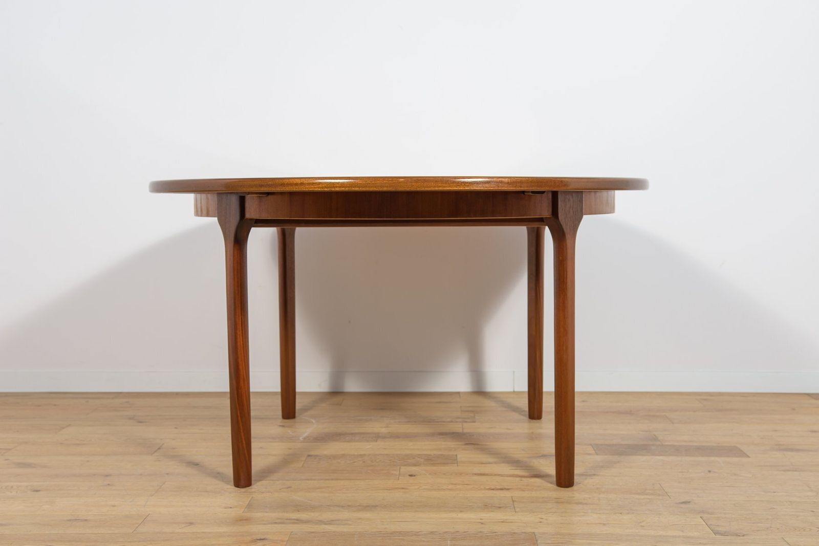photo for sale Mid Century Round Extendable Dining Table From McIntosh, United Knigdom, 1960s