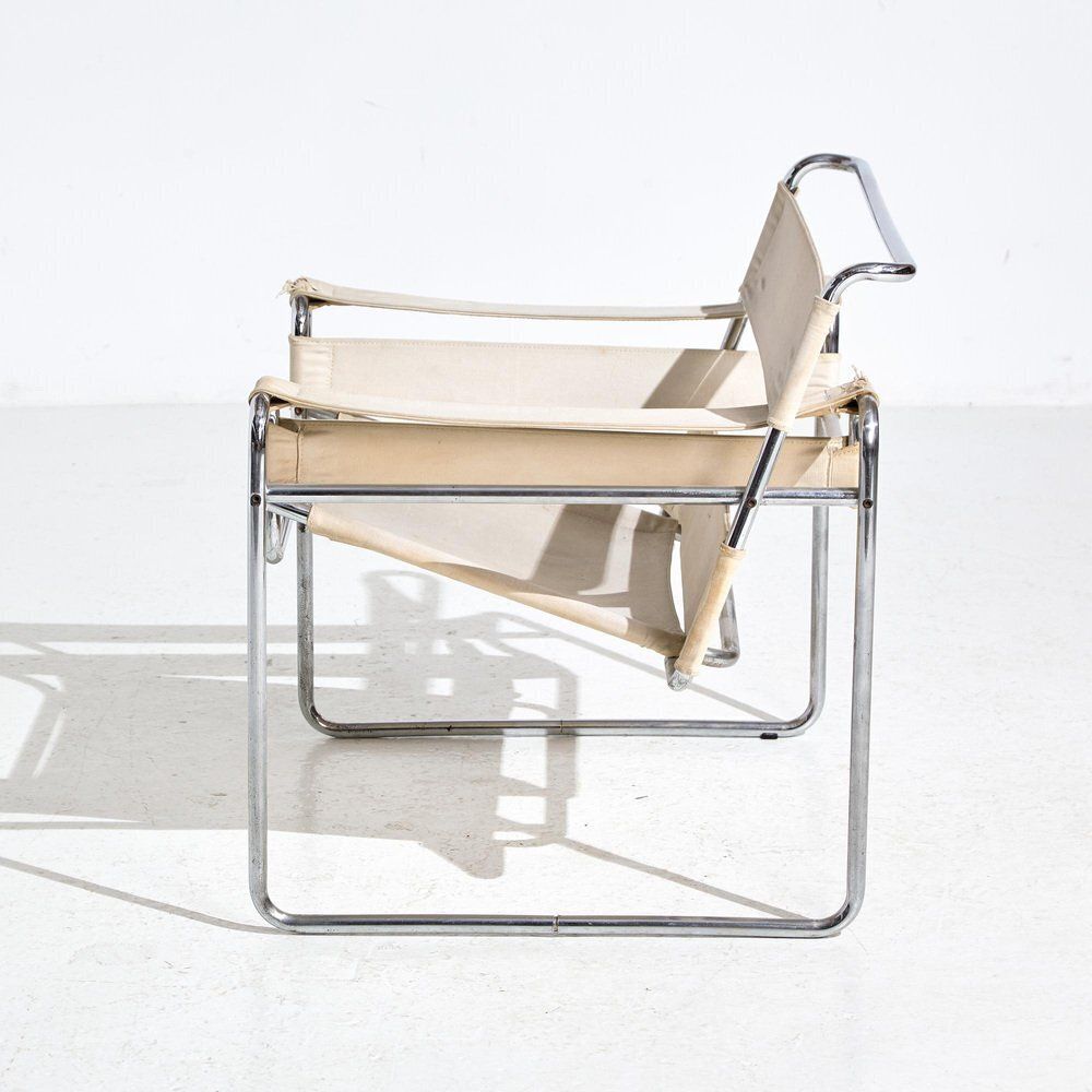 Set Of Model B3 Wassily Chairs Attributed To Marcel Breuer For Gavina, 1960s photo Furniture