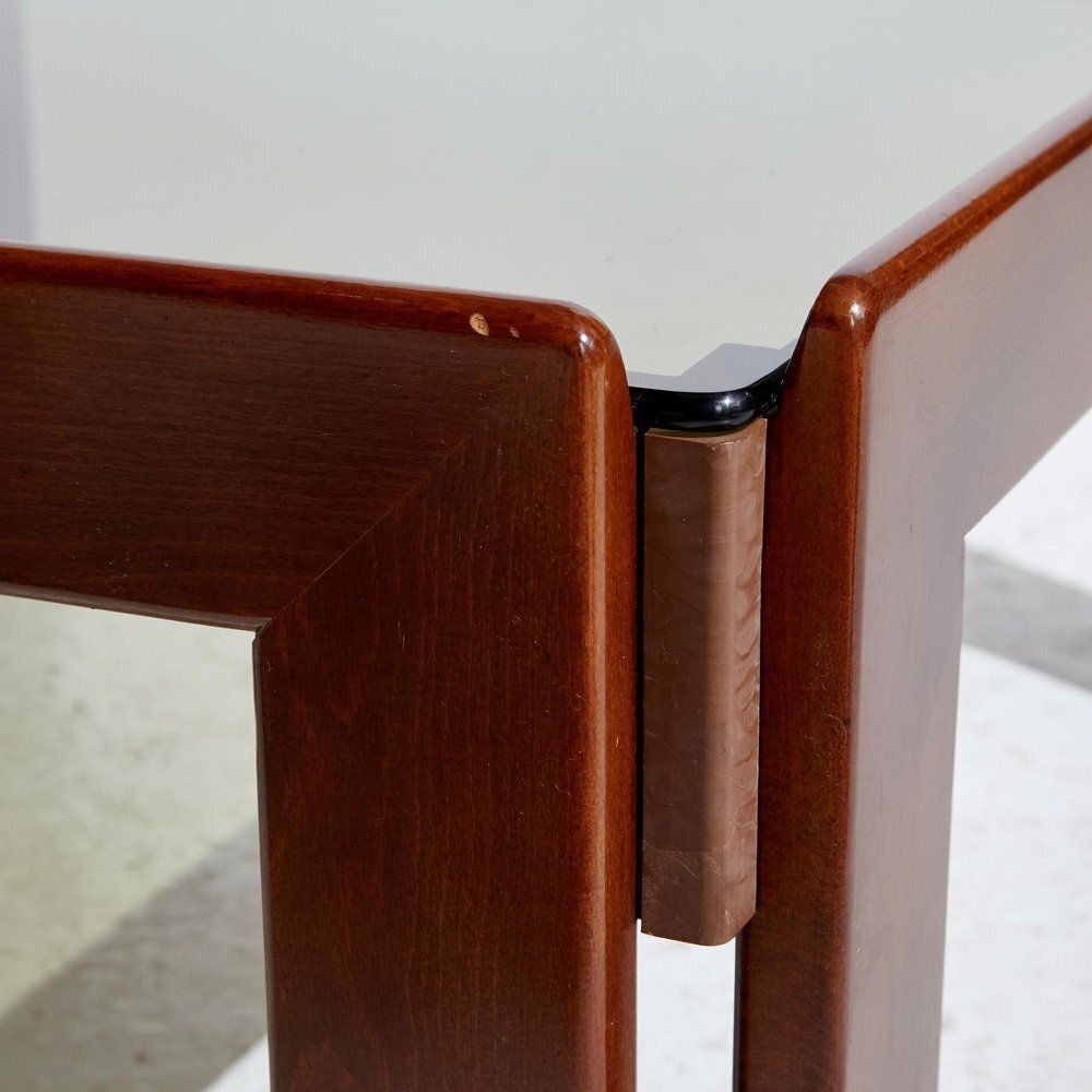 Walnut Coffee Table By Afra & Tobia Scarpa For Cassina, 1960s photo for sale