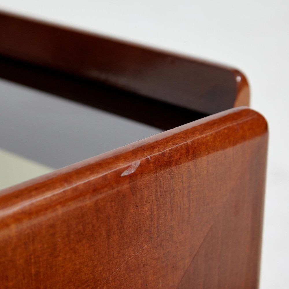 photo buy Walnut Coffee Table By Afra & Tobia Scarpa For Cassina, 1960s