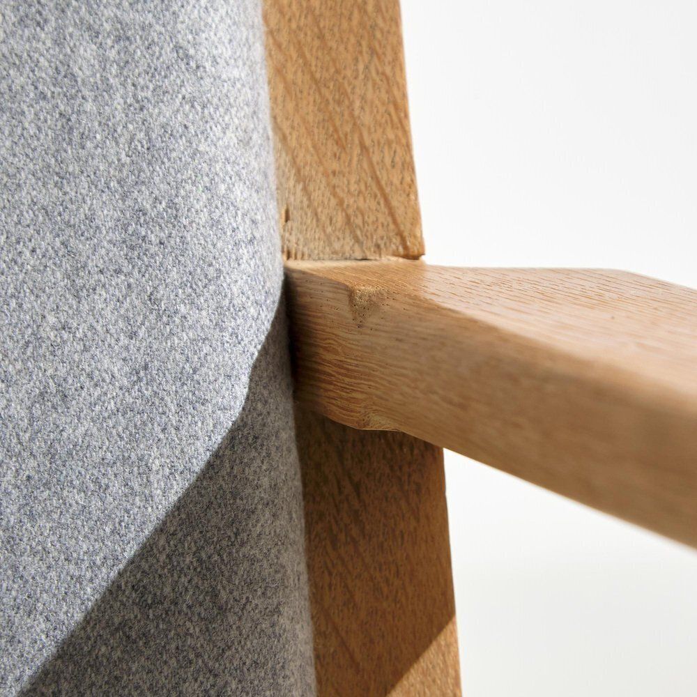 Oak Armchair By Hans J. Wegner For Getama, 1960s photo vintage