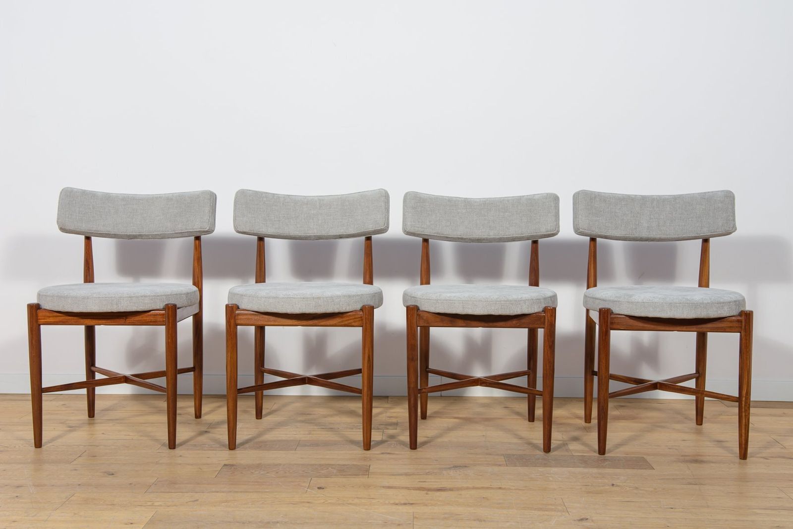 Mid Century Teak Dining Chairs By Ib Kofod Larsen For G Plan, 1960s, Set Of 4 photo 1741.0