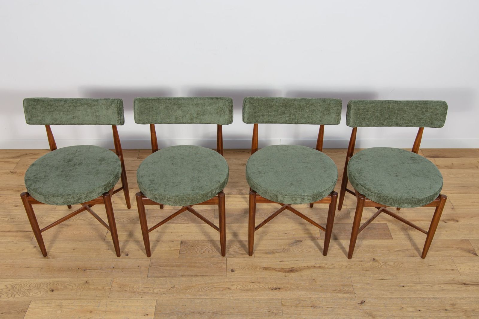 Mid Century Teak Dining Chairs By Ib Kofod Larsen For G Plan, 1960s, Set Of 4 photo Furniture