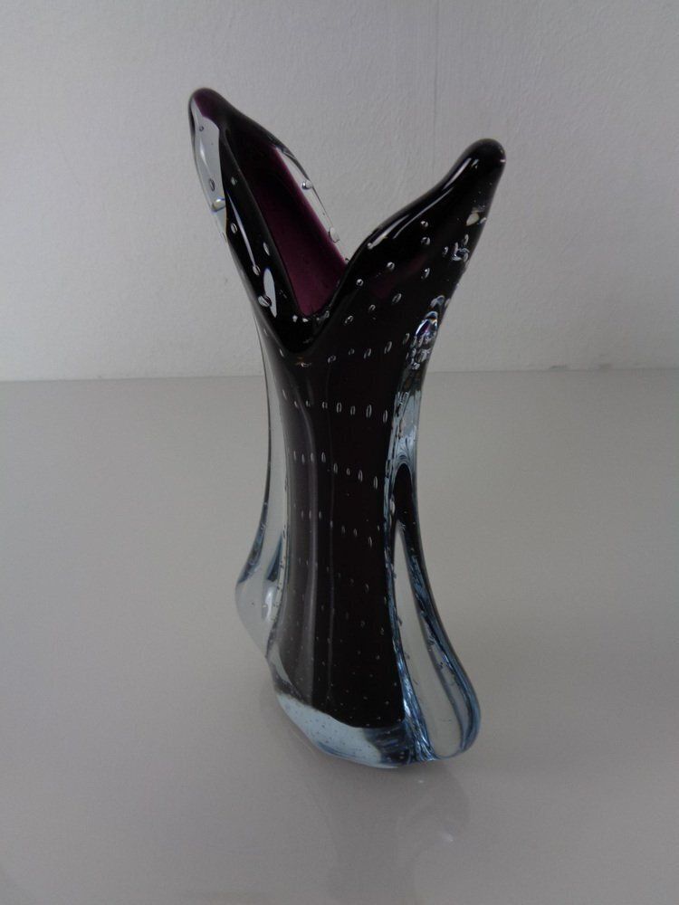 photo for sale Murano Glass Vase From Fratelli Toso, Italy, 1960s