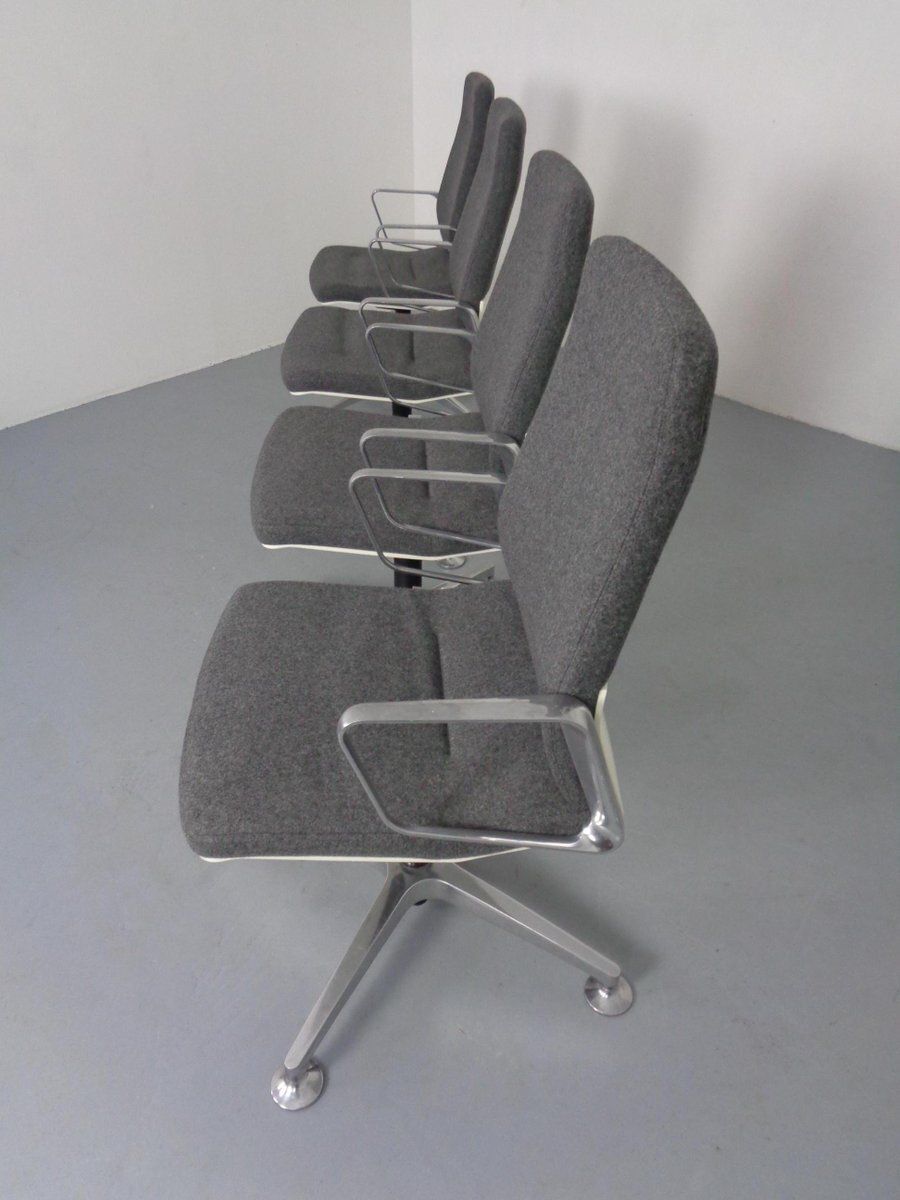 photo vinterior Adjustable Aluminum Swivel Office Chair From Interstuhl, Germany, 2000s