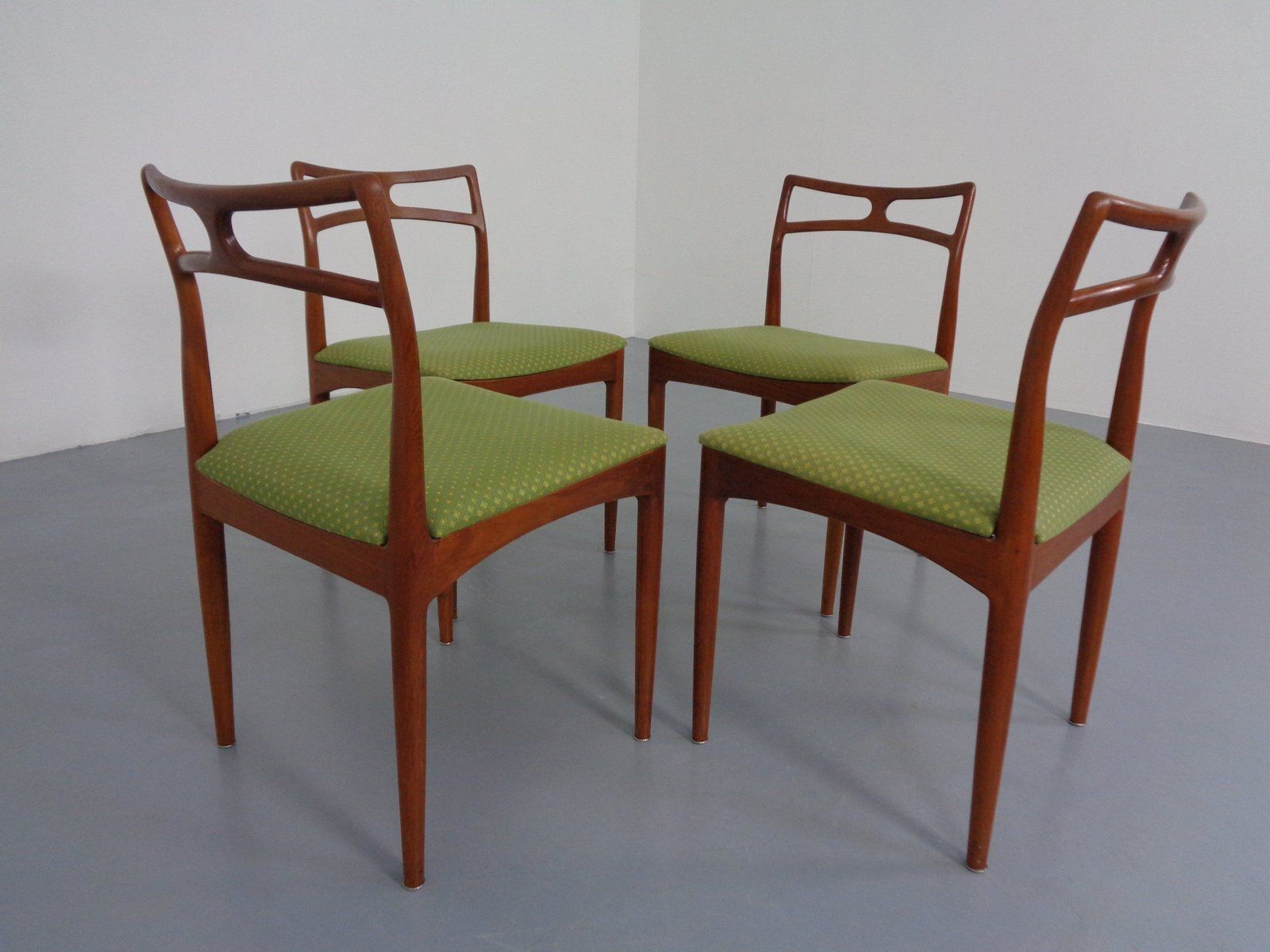 photo furniture Model 94 Teak Dining Chairs By Johannes Andersen For Christian Linneberg, 1960s, Set Of 4