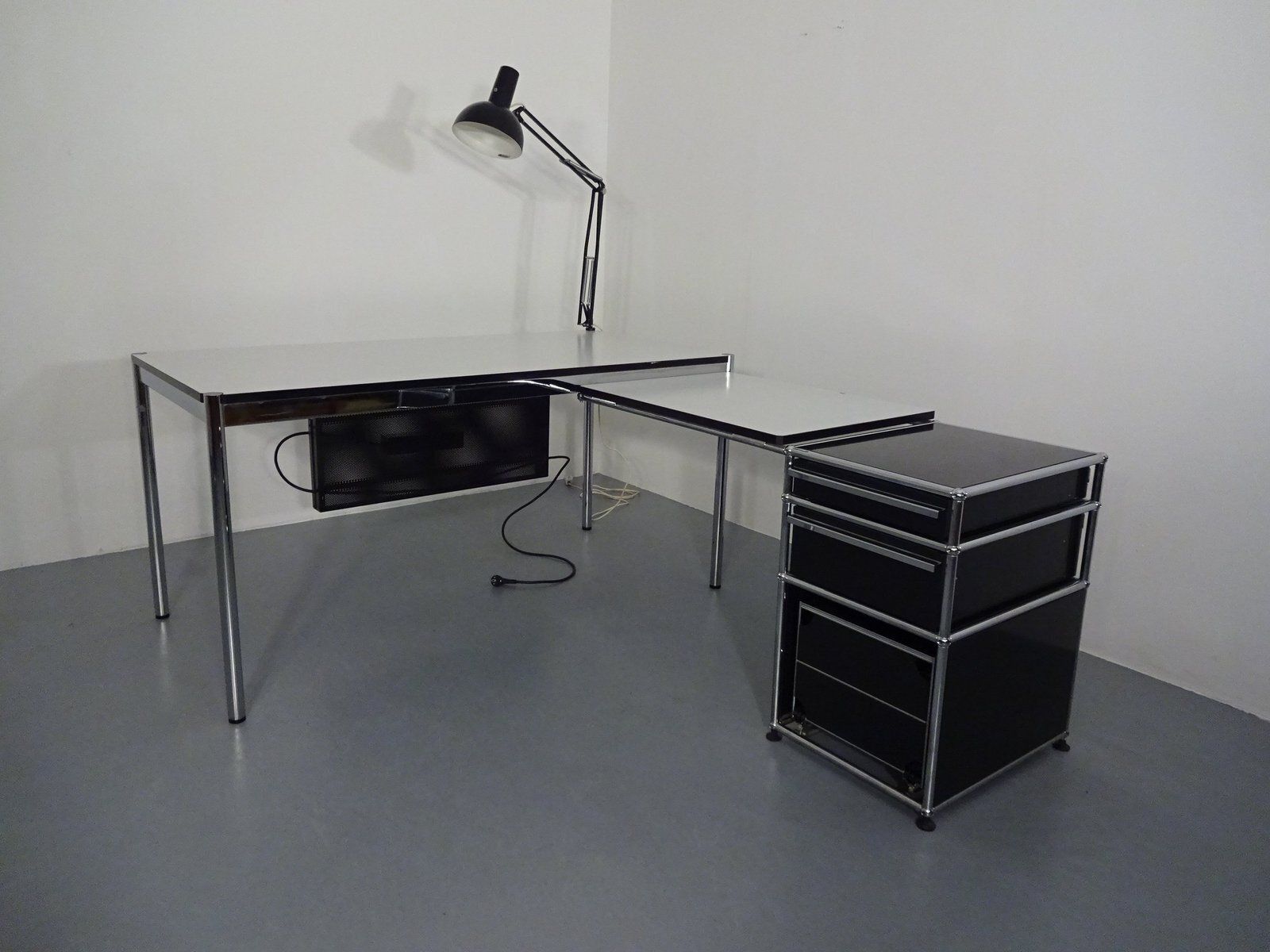 Large Desk By Fritz Haller And Paul Schärer For Usm Haller, Switzerland, 1990s photo furniture