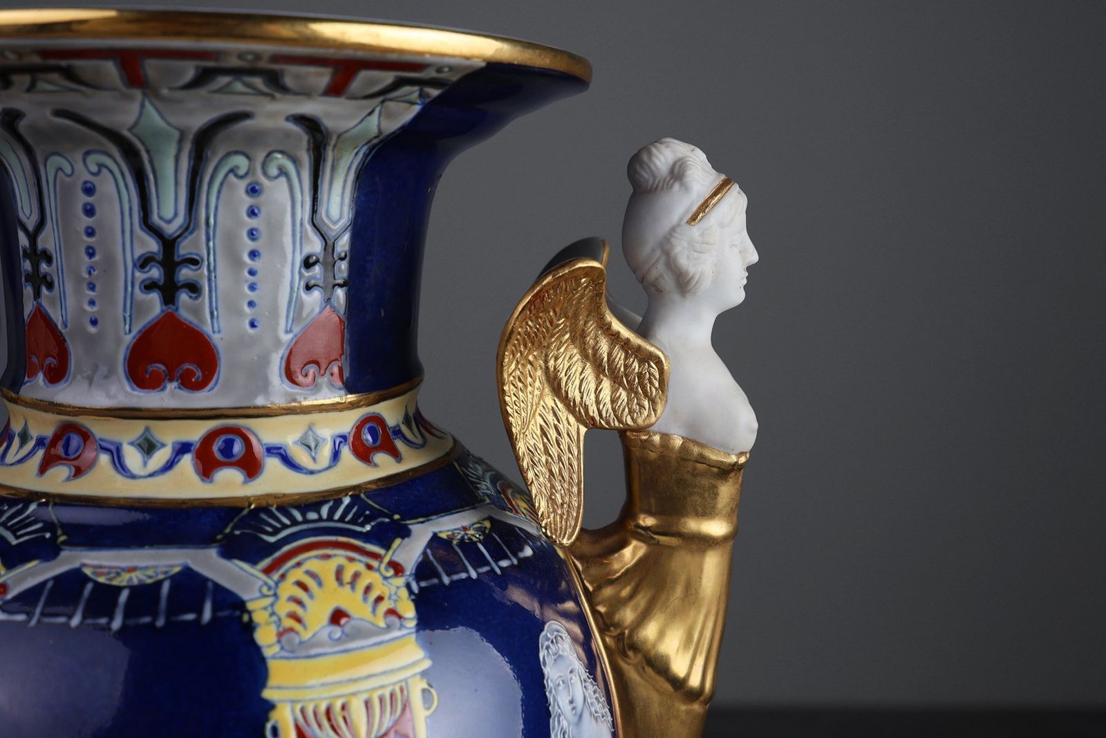 Empire Porcelain Vases From August & Conrad Bauscher, Germany, 1900s, Set Of 2 photo buy
