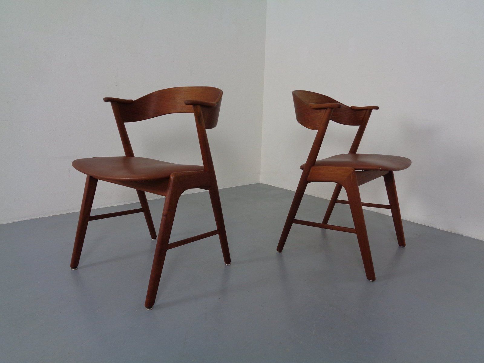 Teak Dining Chairs In Teak By Korup Stolefabrik, Denmark, 1960s, Set Of 2