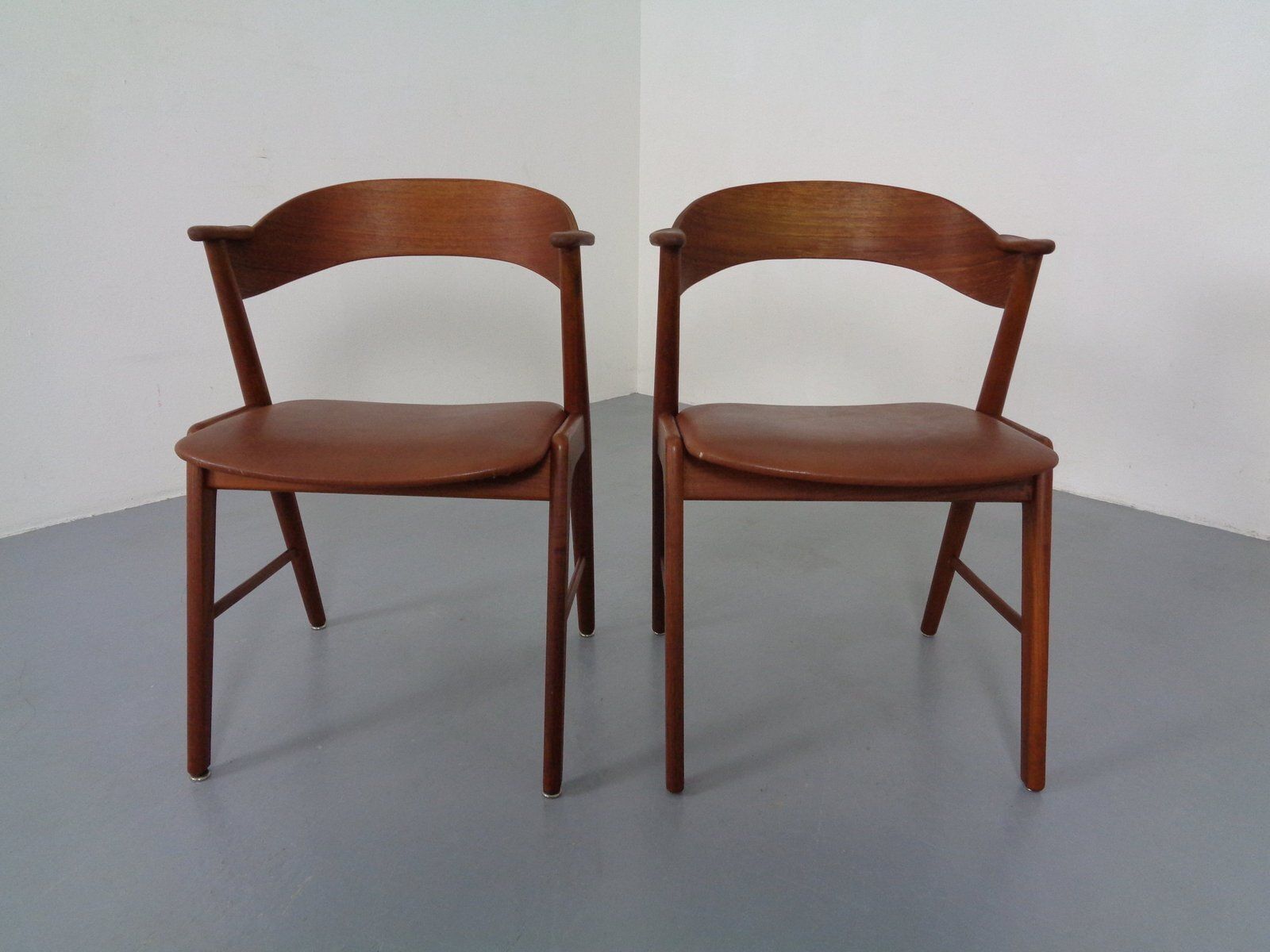 Teak Dining Chairs In Teak By Korup Stolefabrik, Denmark, 1960s, Set Of 2 photo furniture
