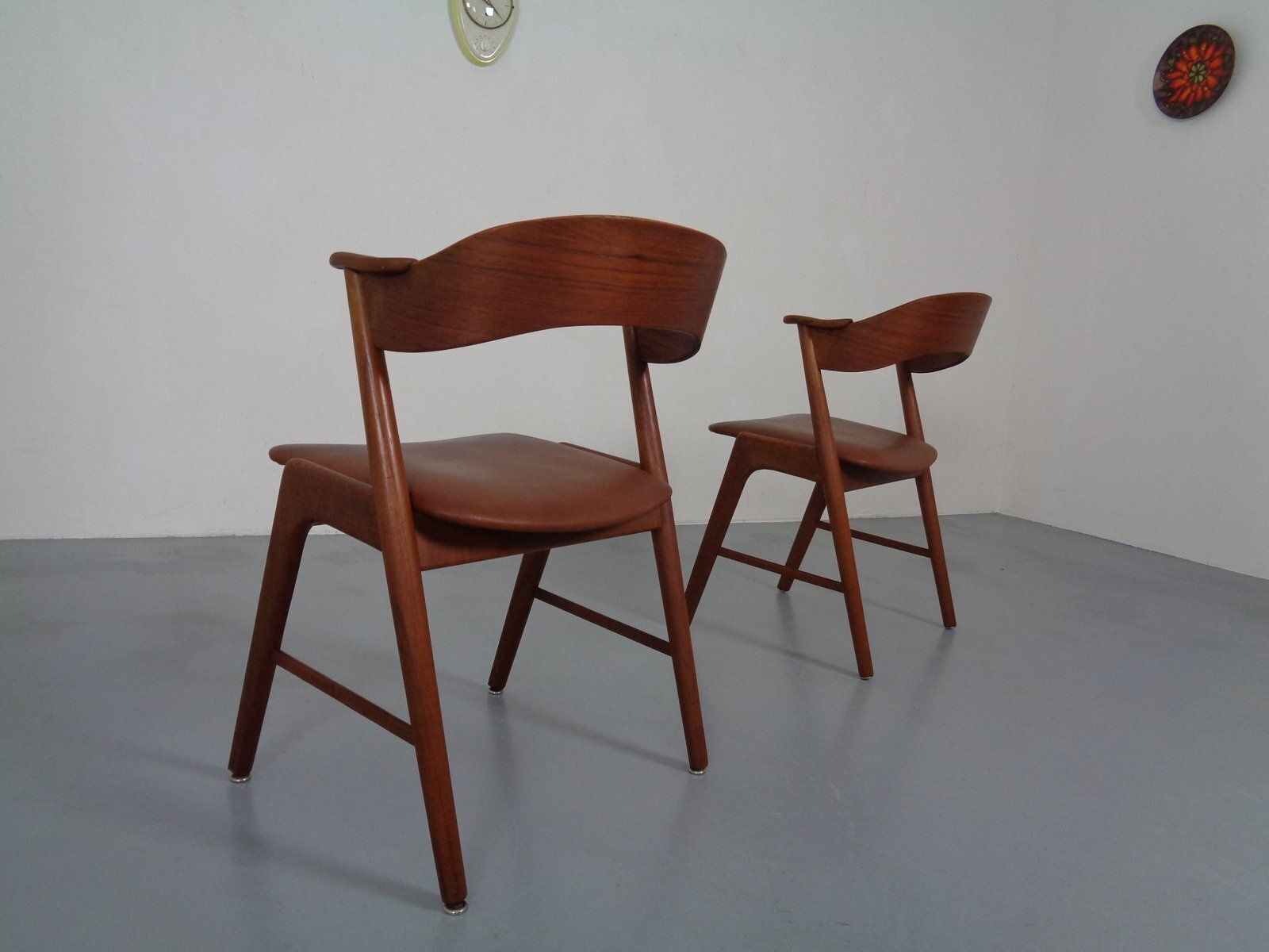 Teak Dining Chairs In Teak By Korup Stolefabrik, Denmark, 1960s, Set Of 2 photo vinterior