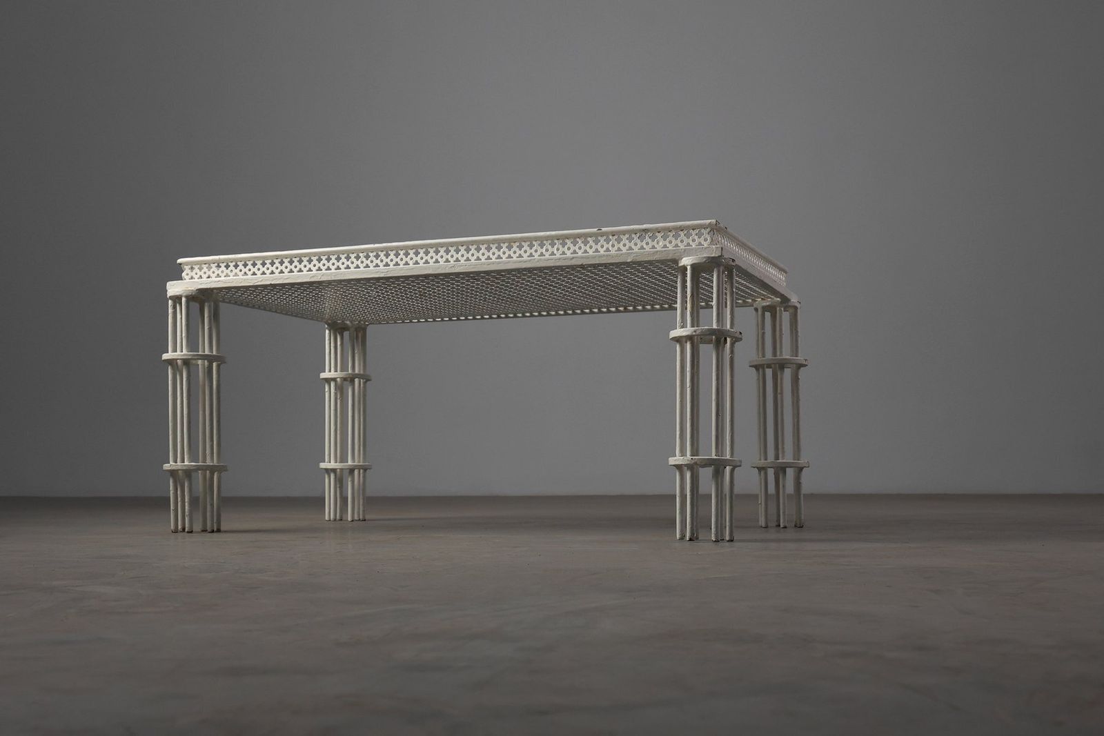 photo furniture Mid Century French Coffee Table From Mathieu Matégot, 1960s