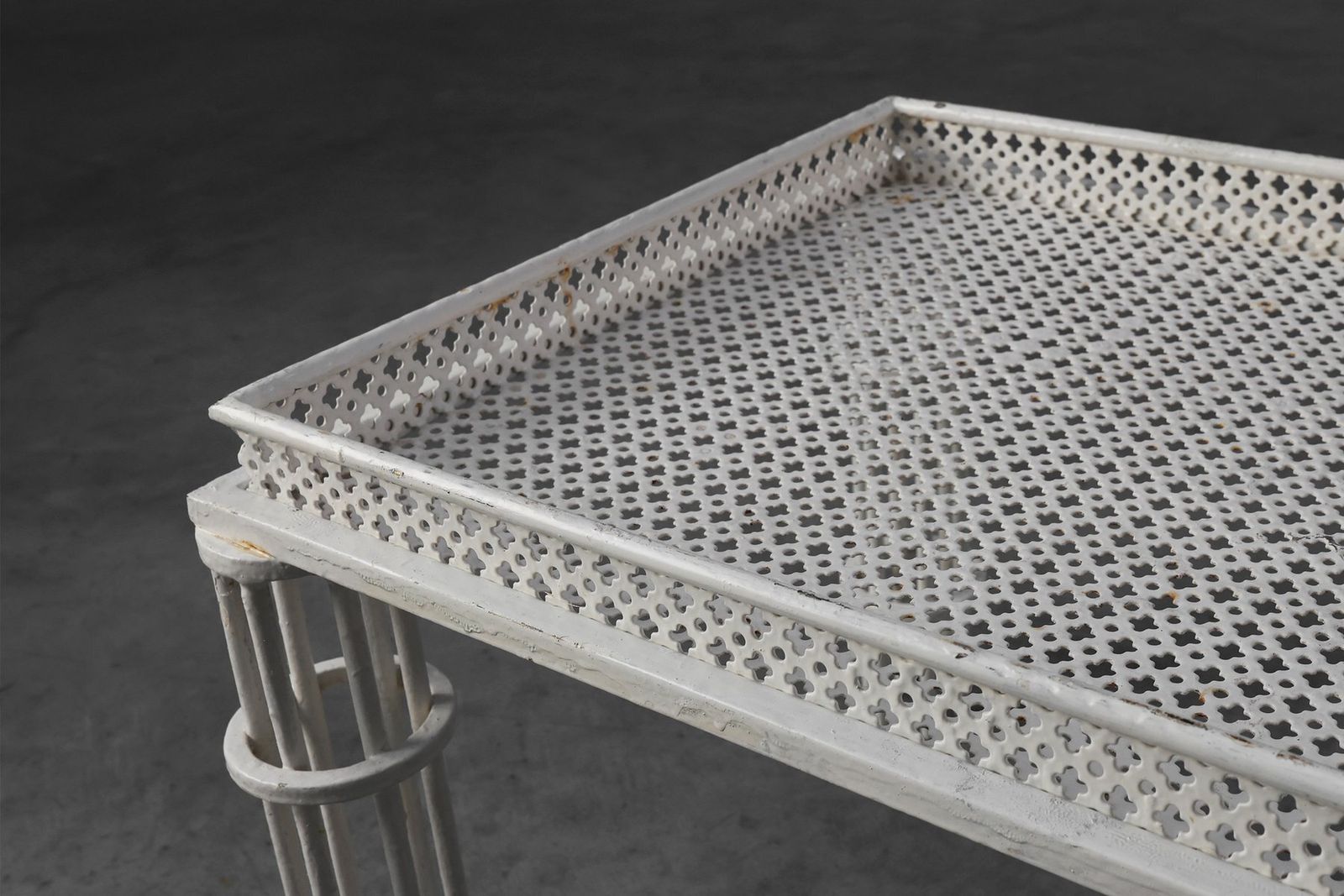 photo vintage Mid Century French Coffee Table From Mathieu Matégot, 1960s