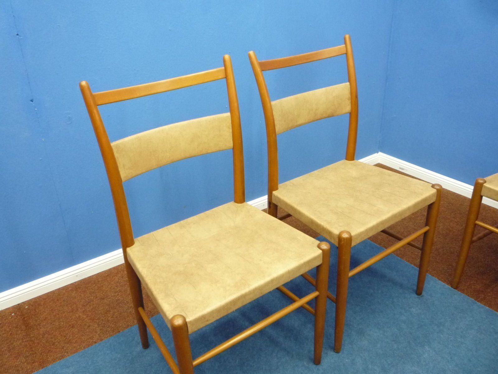 Teak Chairs By Yngve Ekström For Gemla Sweden, 1960s, Set Of 4 photo 729.0