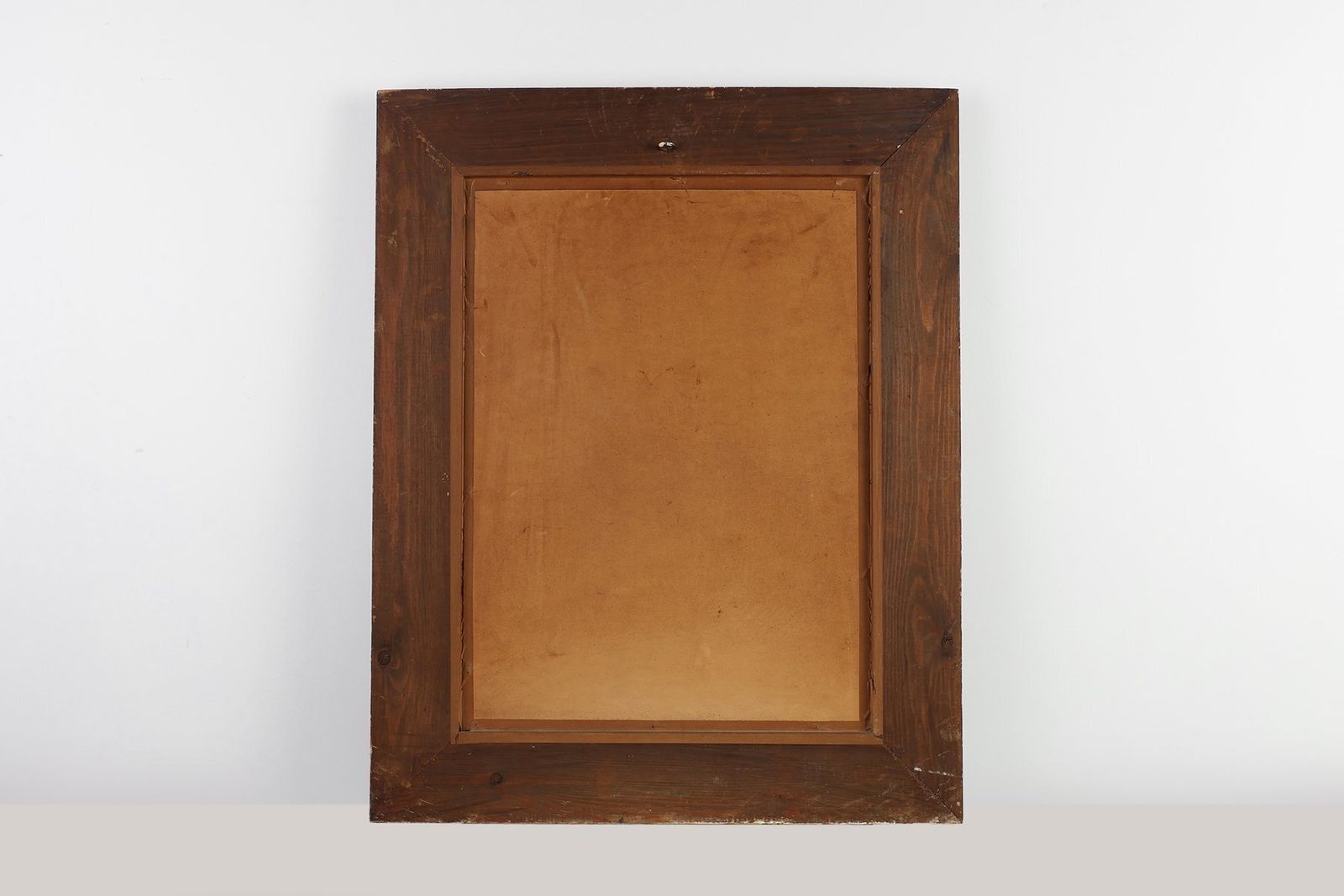 photo for sale Carved Baroque Black And Giltwood Mirror, 1850s