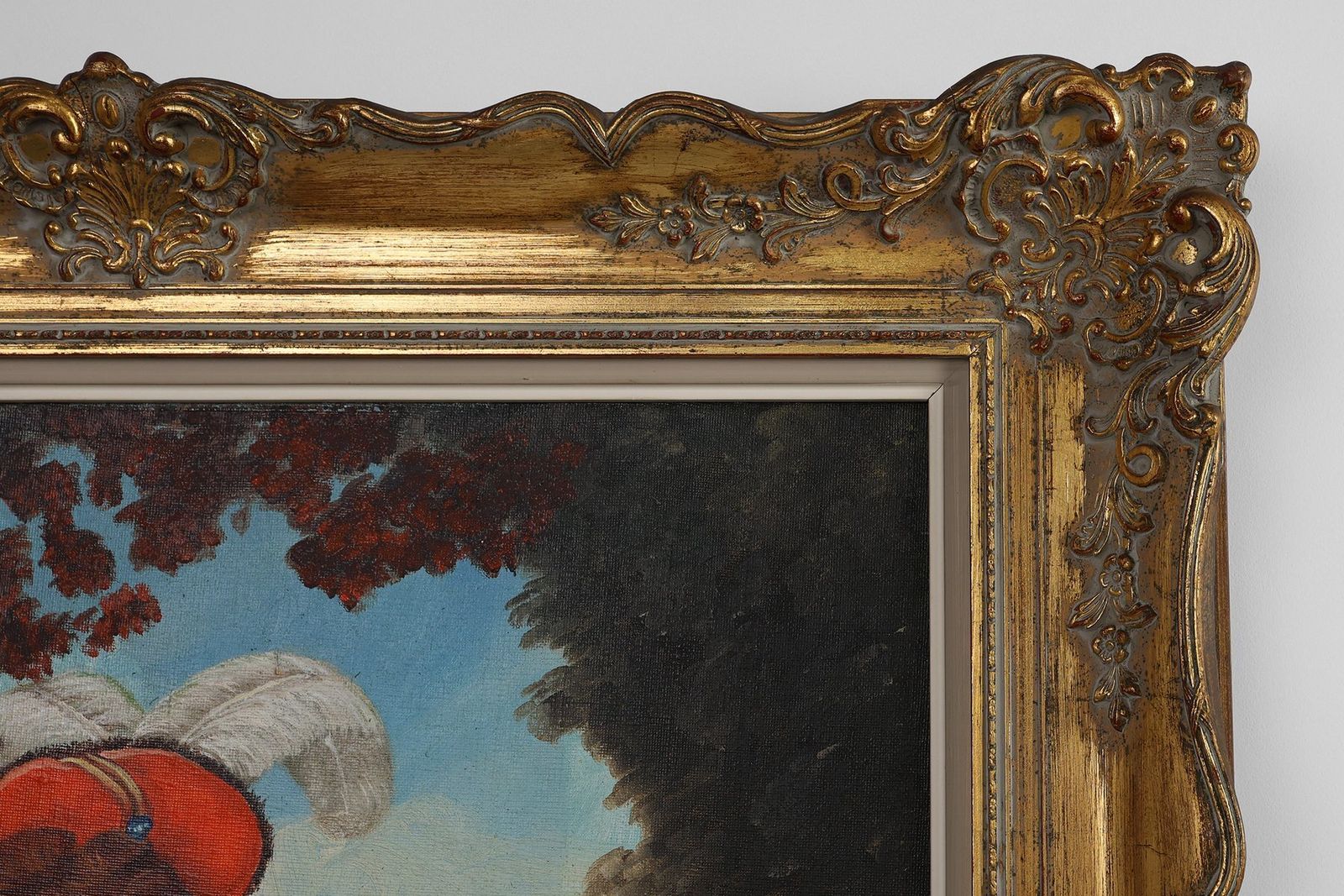 French Artist, Baroque Style Portrait Of Madame Louise Elisabeth Of France, 1950s, Oil On Canvas photo vinterior