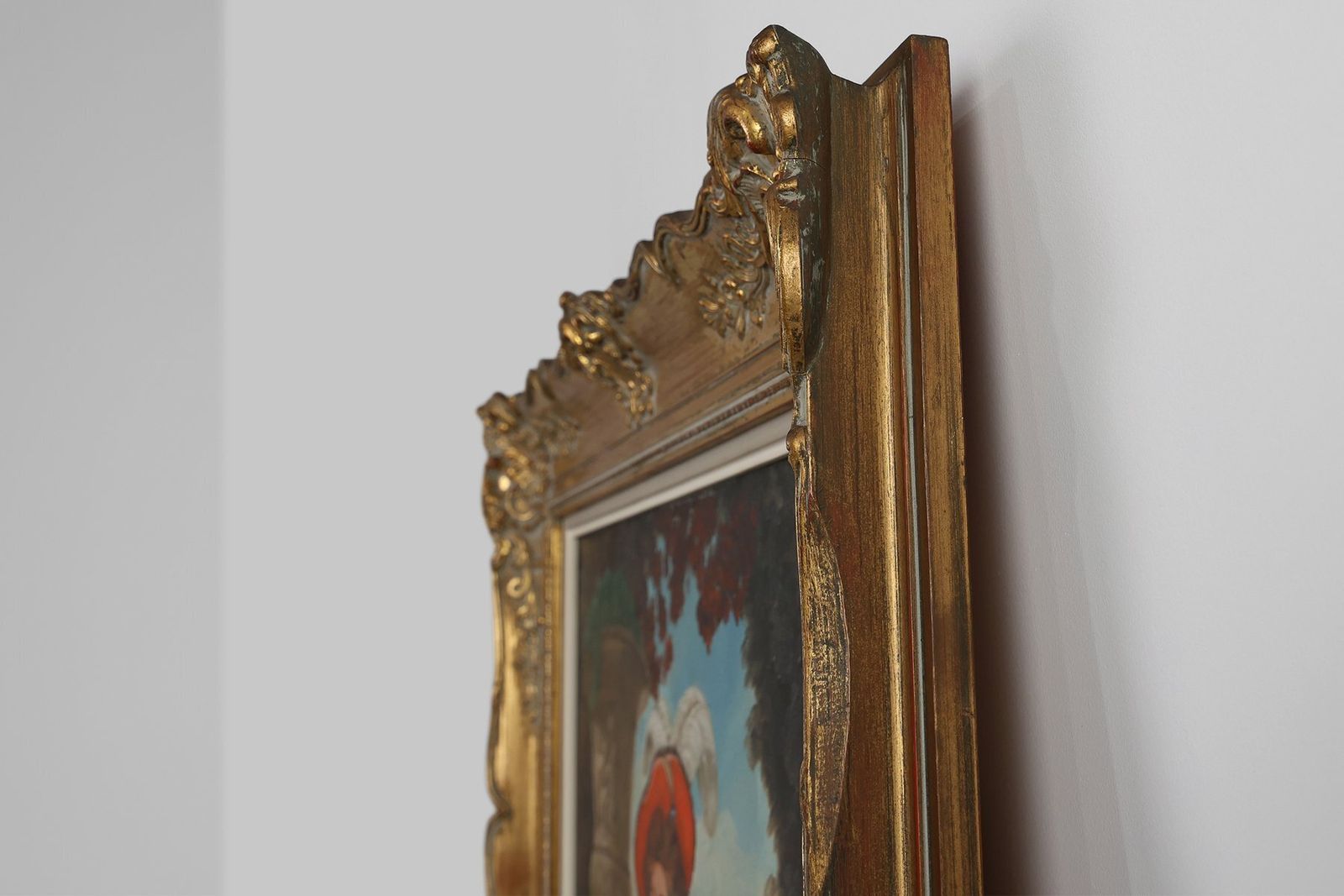 photo furniture French Artist, Baroque Style Portrait Of Madame Louise Elisabeth Of France, 1950s, Oil On Canvas