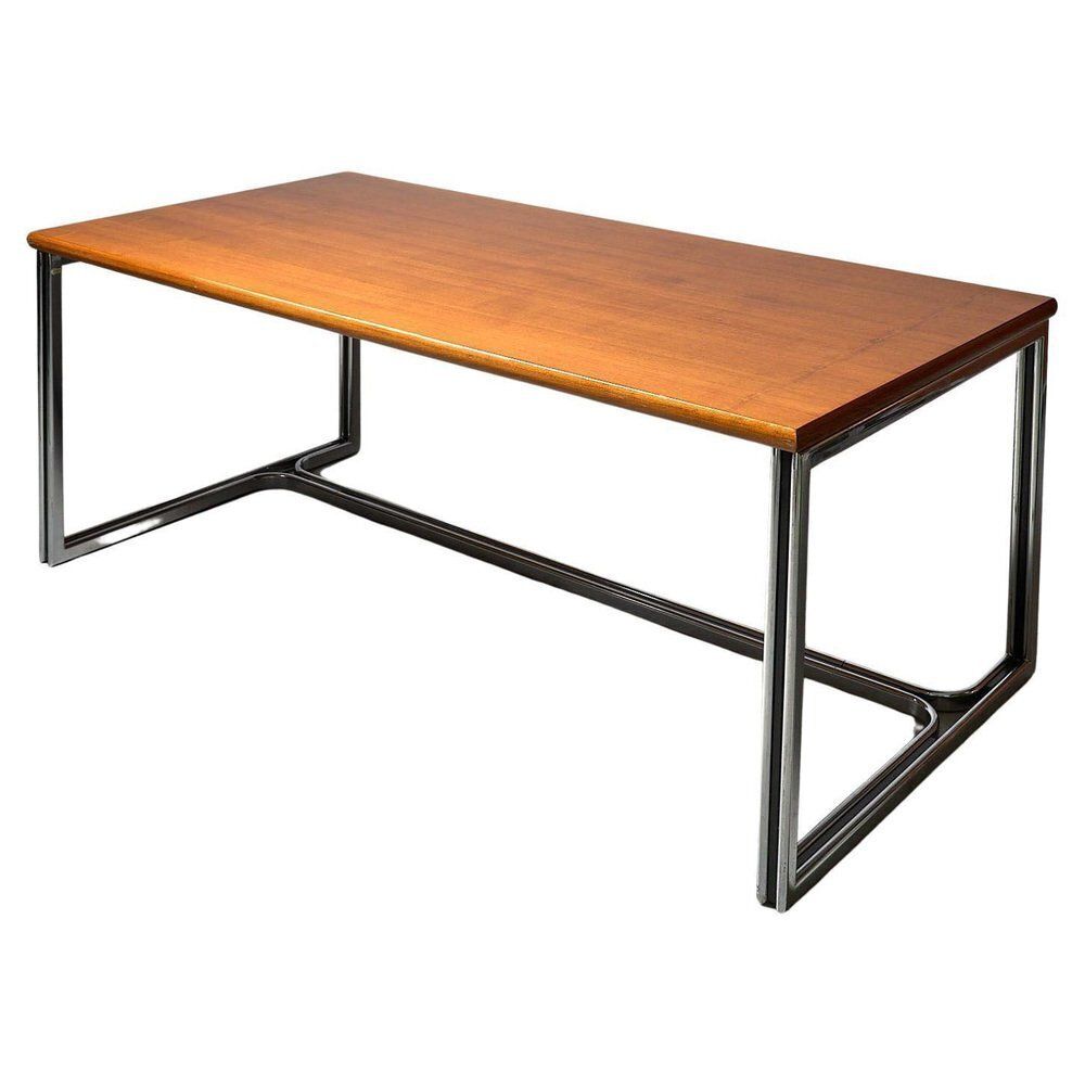 Large Desk By Gastone Rinaldi For Thema, 1970s