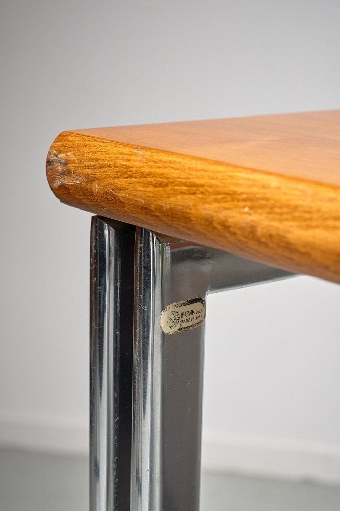 photo furniture Large Desk By Gastone Rinaldi For Thema, 1970s